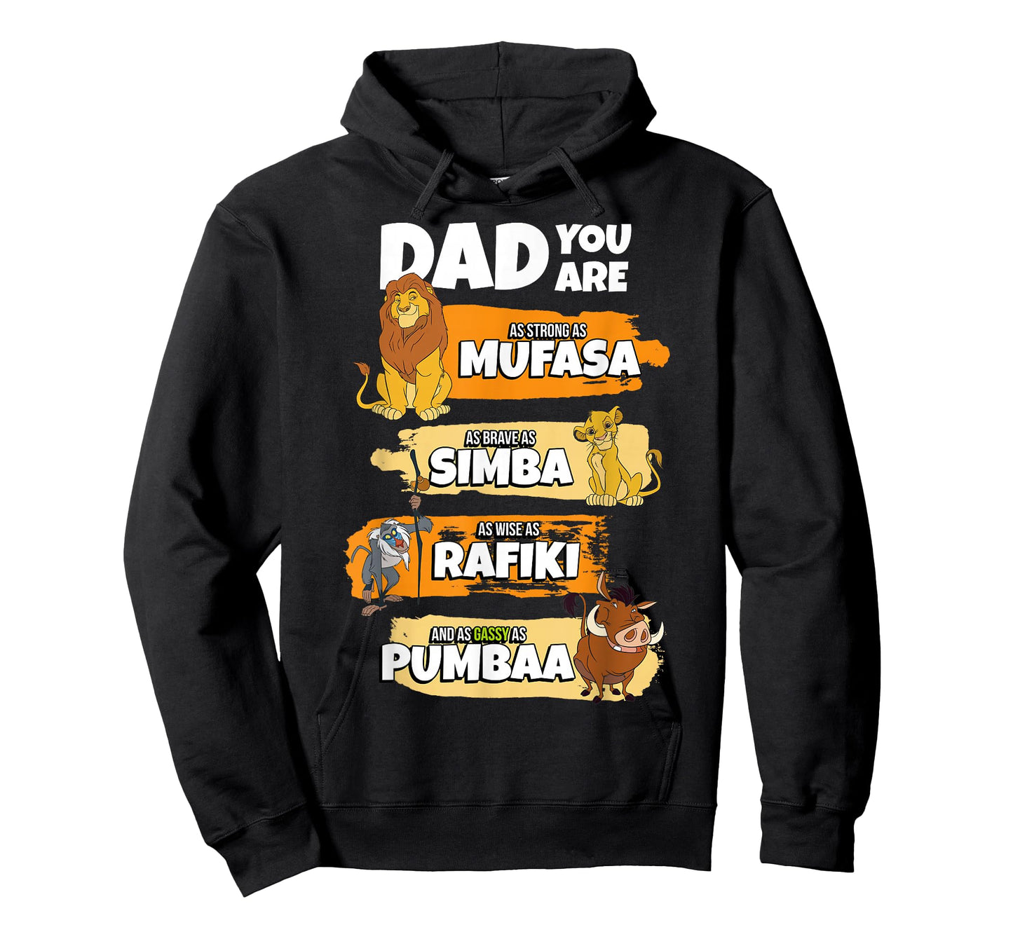 Disney The Lion King Dad You are Word Stack Funny T-Shirt