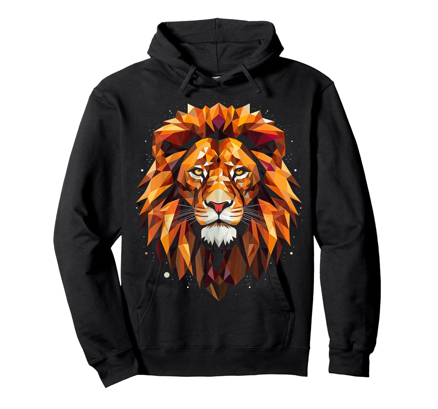 Lion colorful lions King Of Animals From Africa Polygon T-Shirt