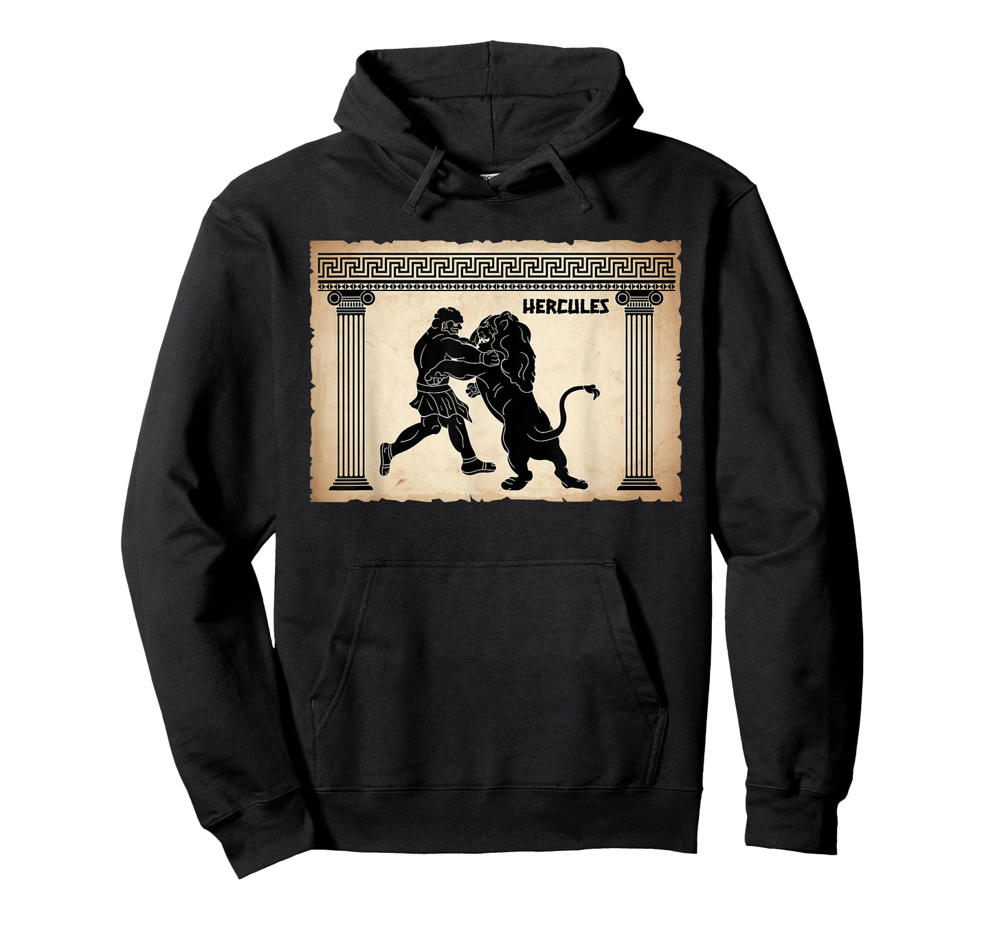 Hercules vs A Lion Greek Mythology Fans Gift Ancient Greece T-Shirt