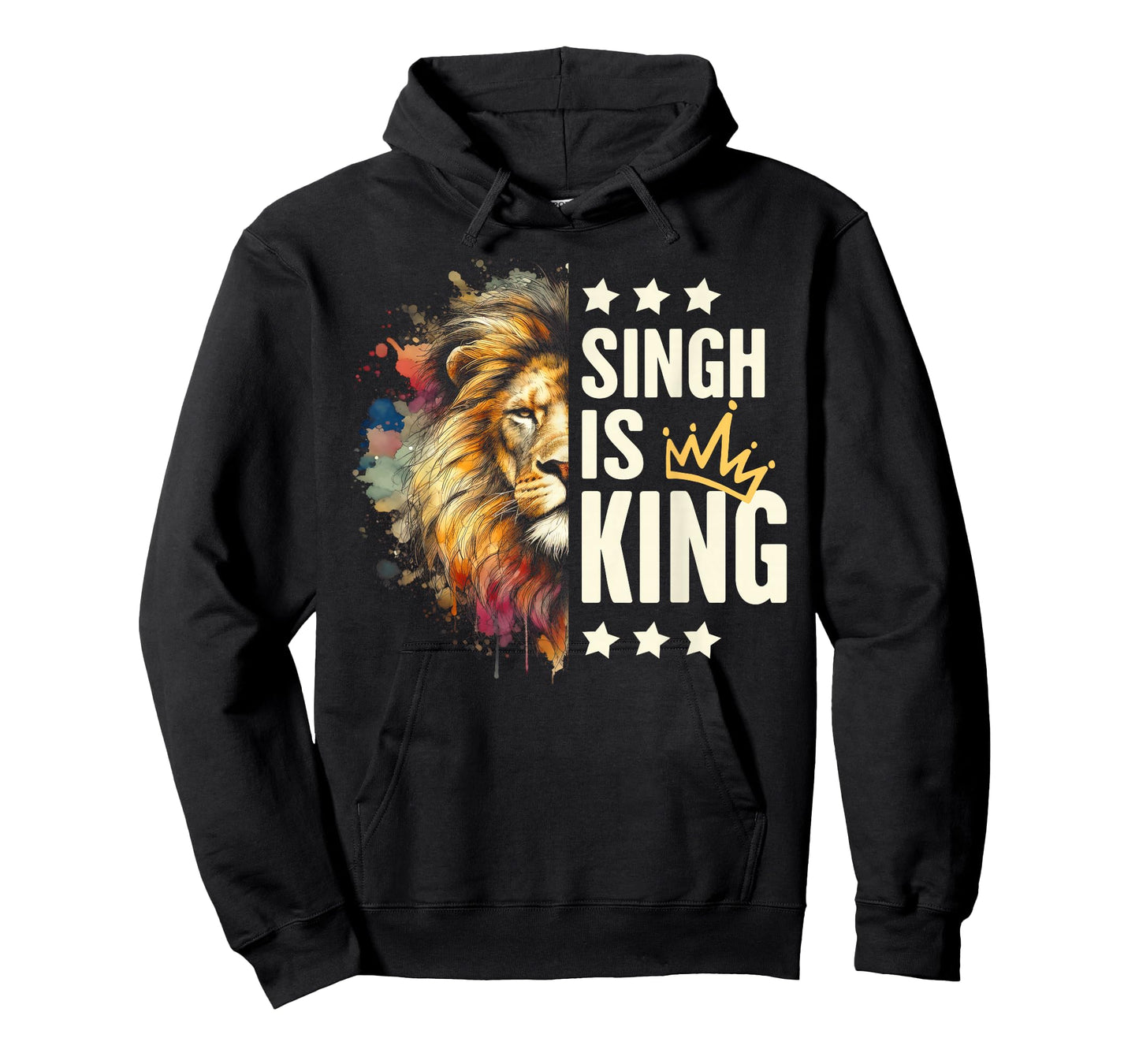 Lion Punjabi Pride Religious Sikh Faith Indian Singh Is King T-Shirt