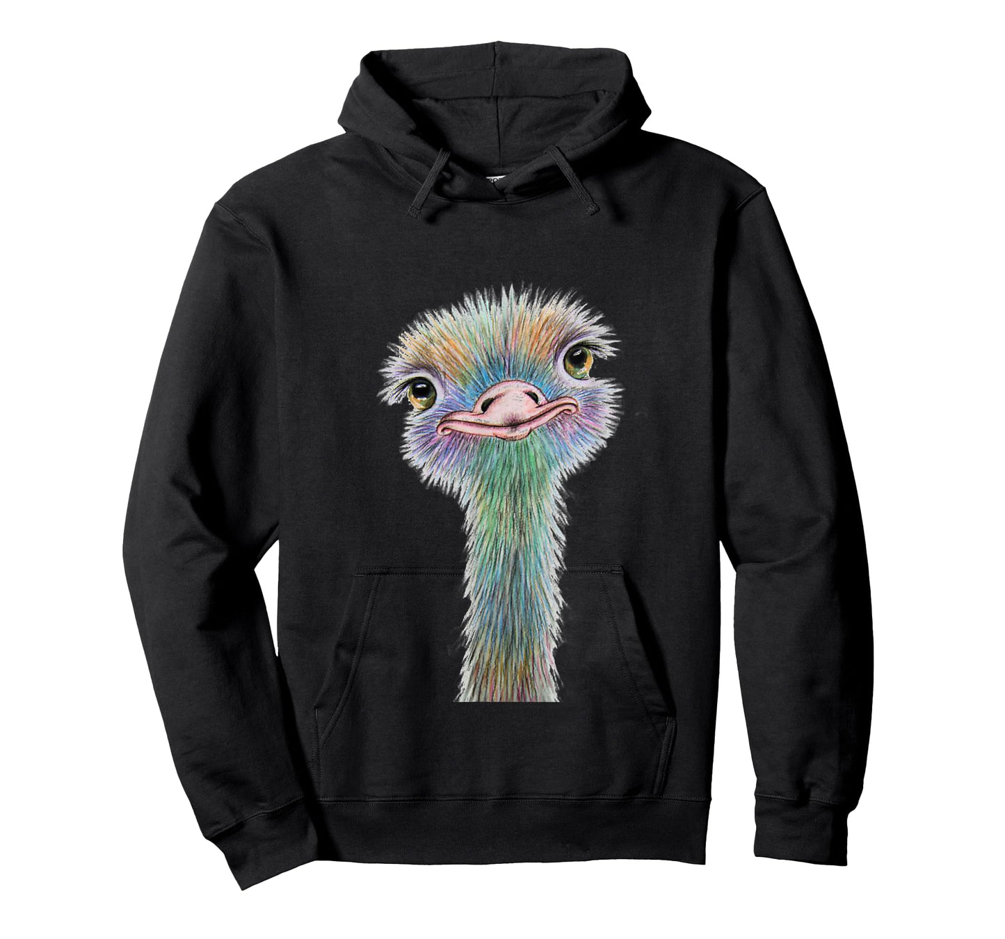 Colorful Ostrich T-Shirt - Beautiful Artistic Animal Tee T-Shirt