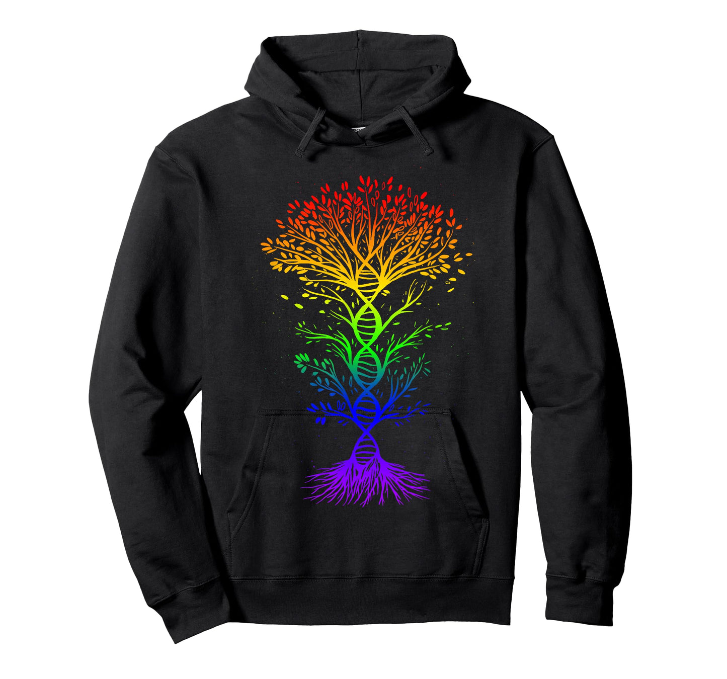 LGBTQI Rainbow Flag DNA Tree Gay Pride T-Shirt