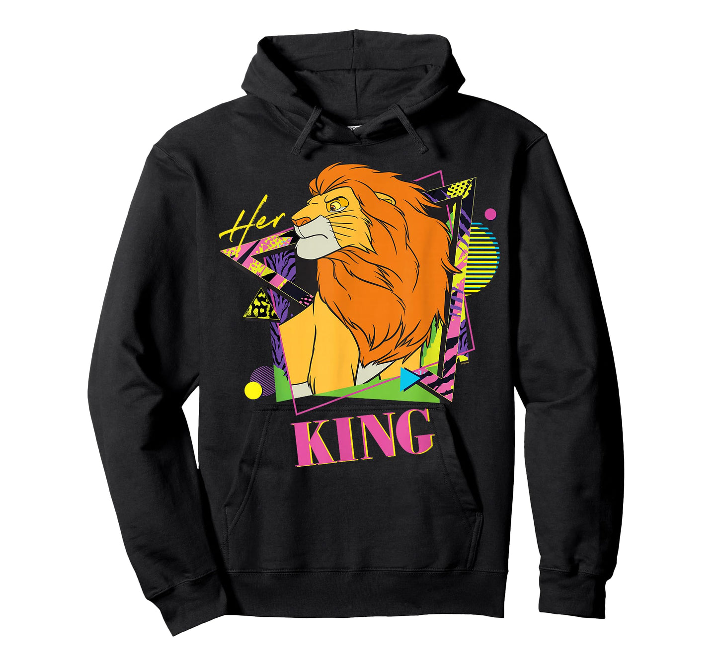 Disney The Lion King Retro ’90s Couples Matching Her King T-Shirt