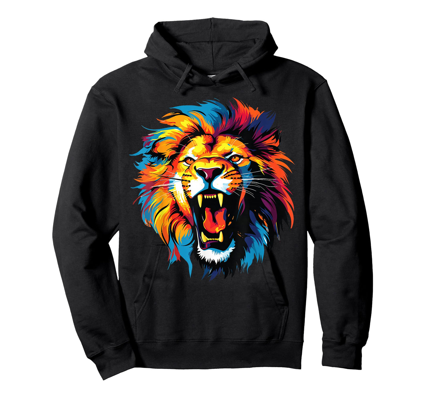 colorful lion head art for lover lions King African animals T-Shirt