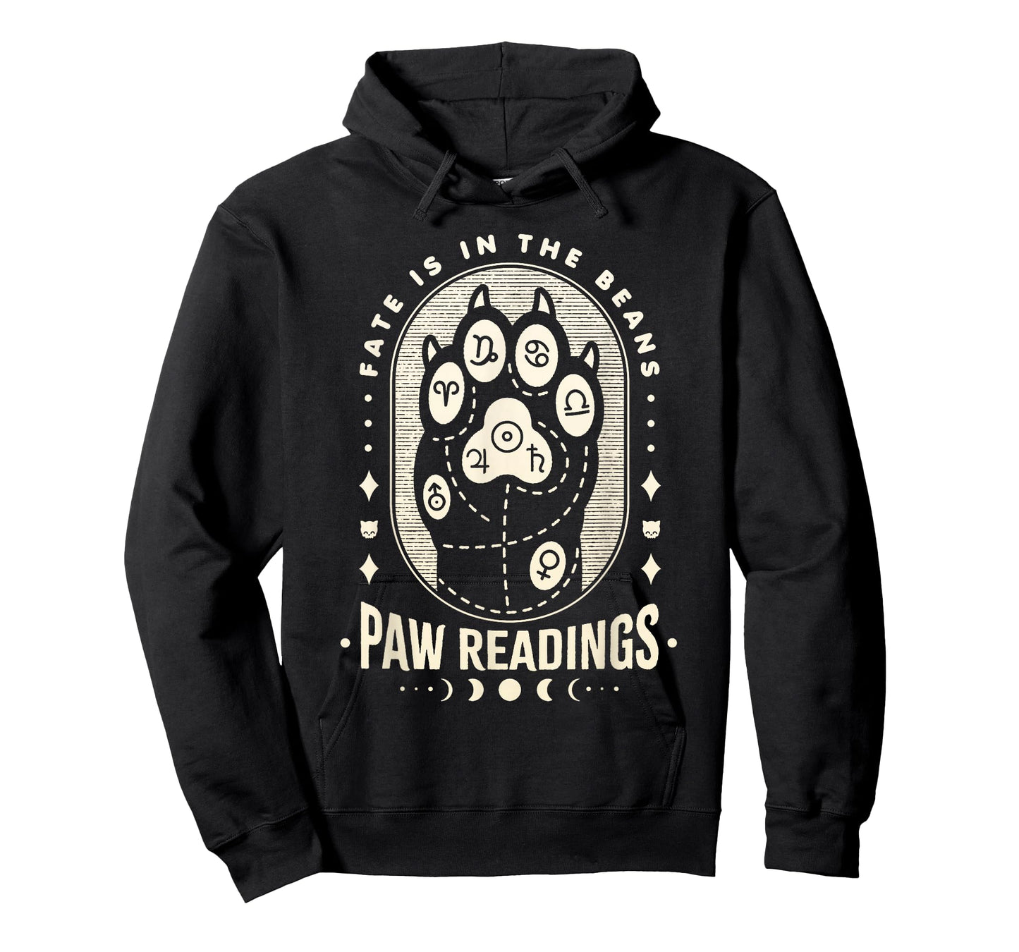 Palmistry Kawaii Cat Paw - Palm Reading Psychic Readings T-Shirt