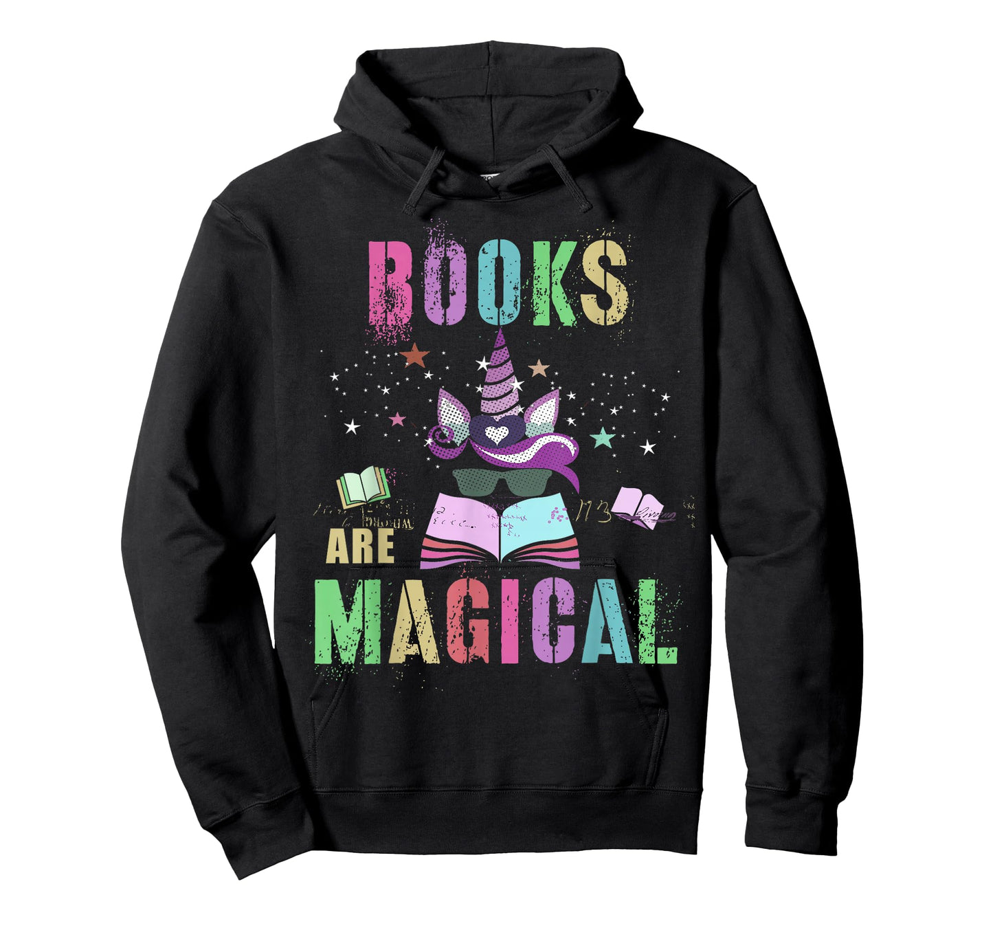 Funny BOOKS ARE MAGICAL I'm Unicorn School Library Squad Mom T-Shirt