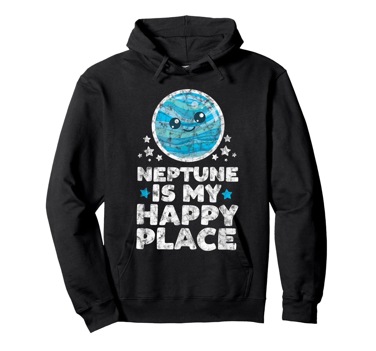 Neptune is My Happy Place | Kawaii Planet Space Astronomer T-Shirt