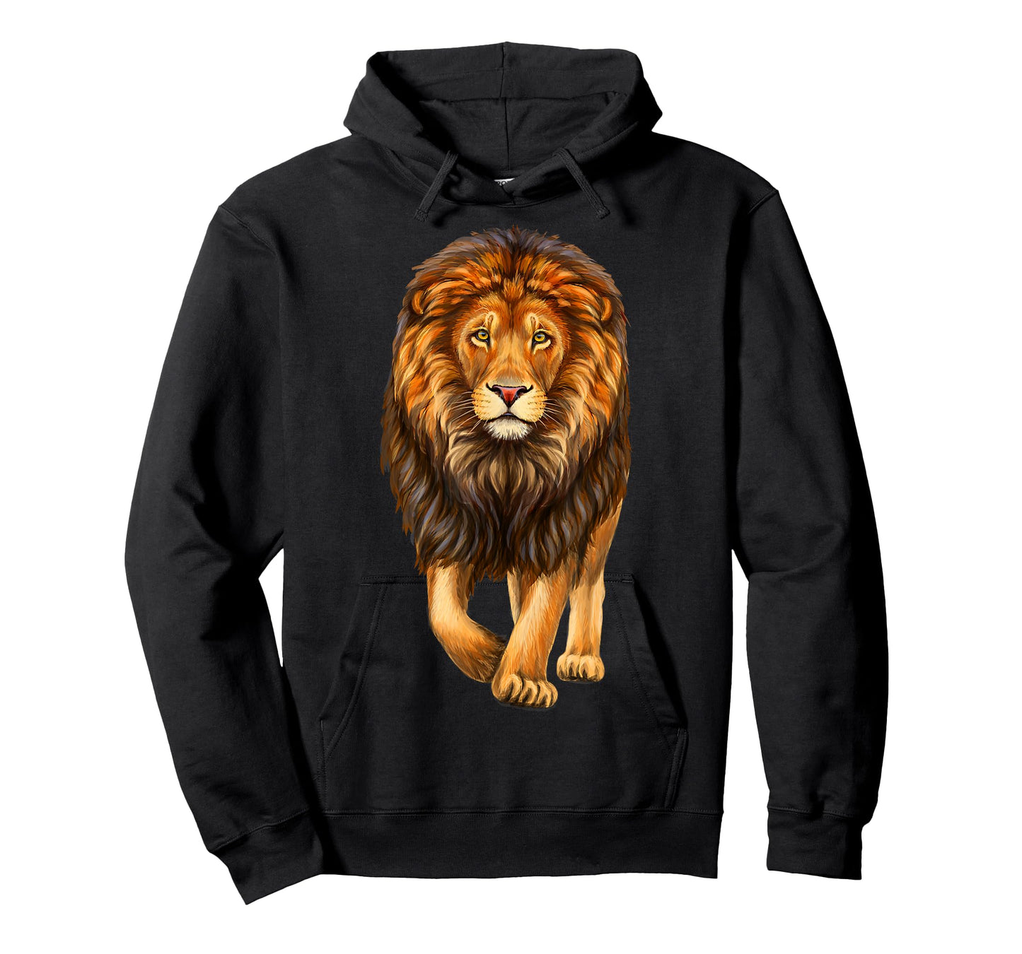 Lion Walking Realistic for Lovers Lions King African Animal T-Shirt