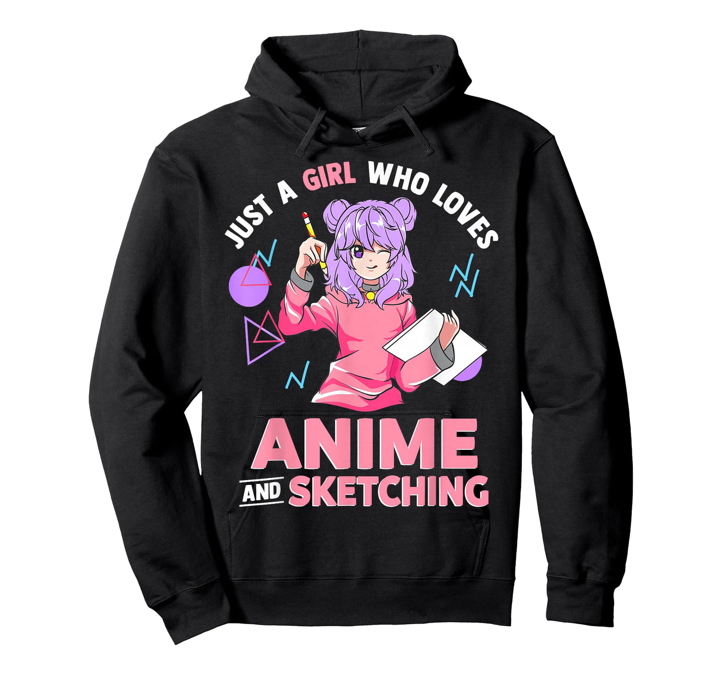 Just A Girl Who Loves Anime and Sketching Short Sleeve T-Shirt