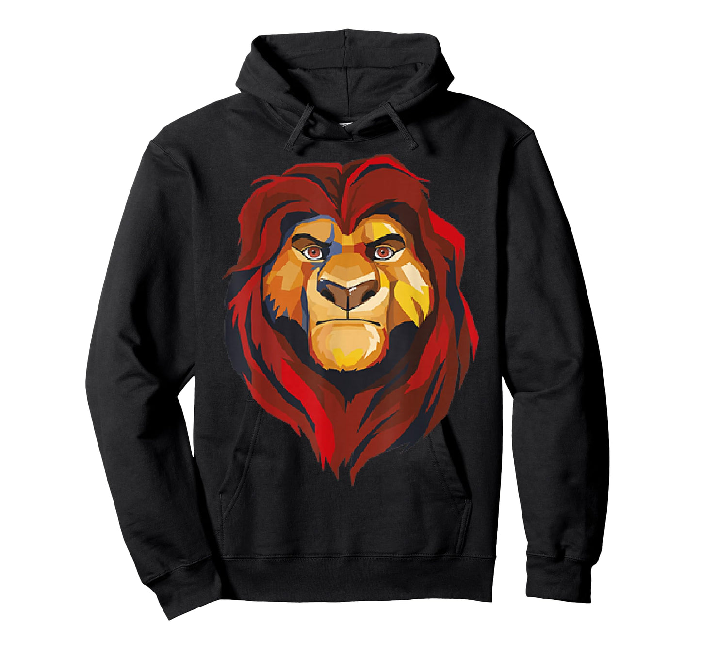 Disney Lion King Low Poly Mufasa Portrait T-Shirt