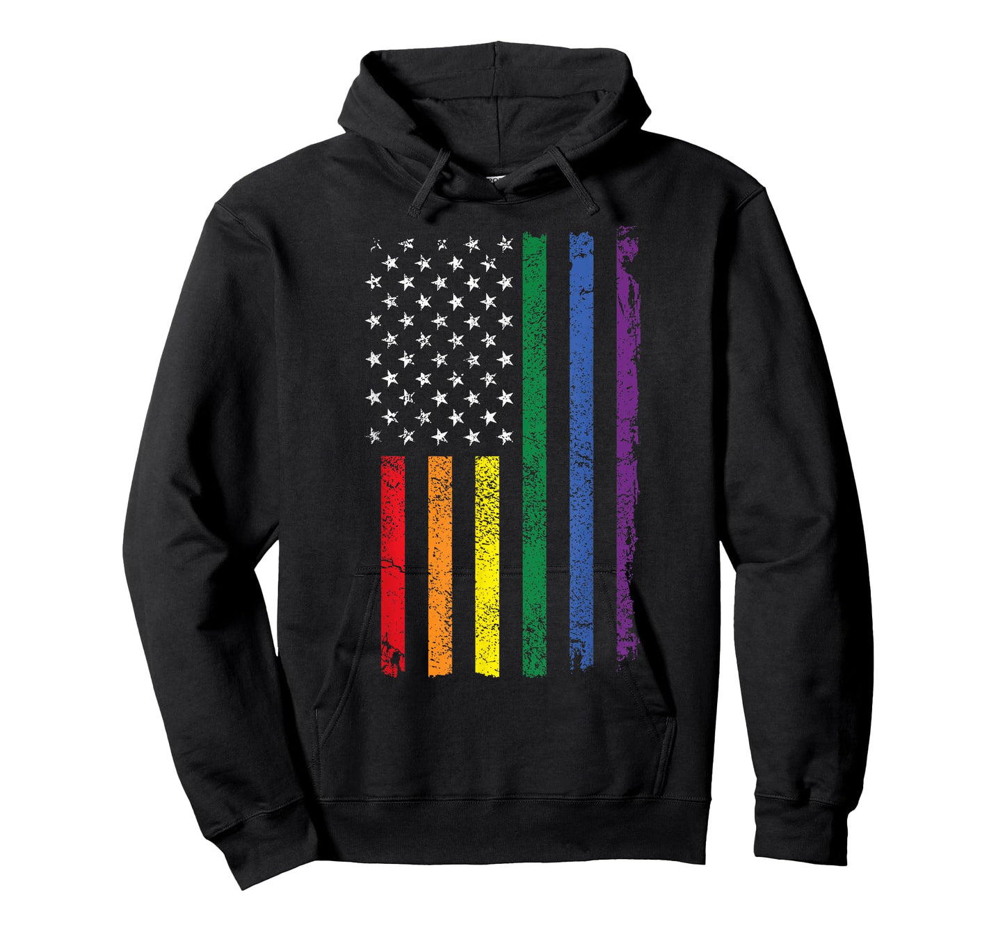 American Rainbow Flag LGBT Pride Tshirt T-Shirt