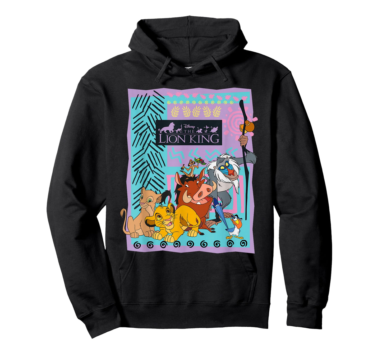 Lion King - Simba Nala Timon Pumbaa Zazu Rafiki Retro Group T-Shirt