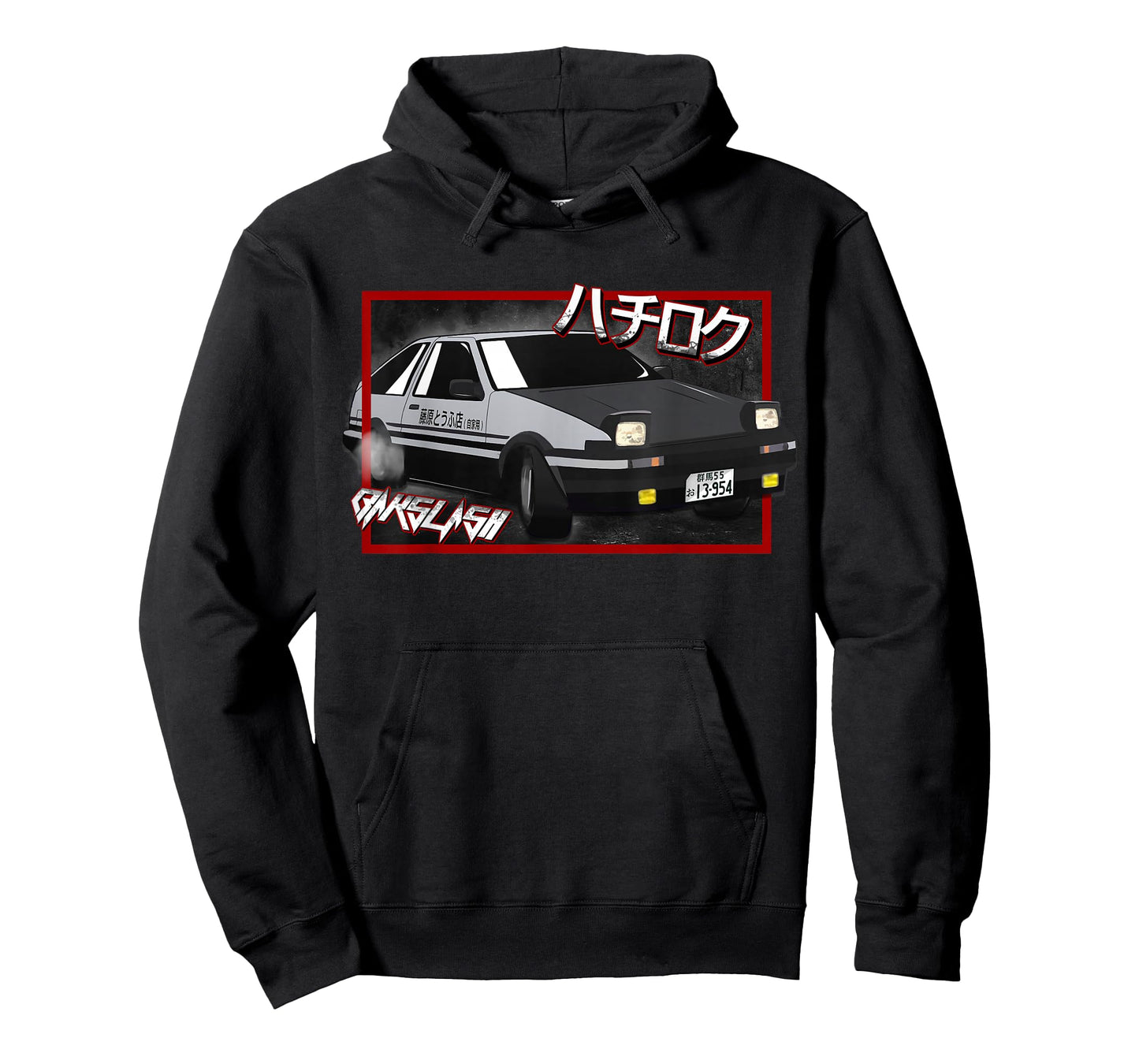 JDM Drift Anime Manga Car Hachiroku T-Shirt