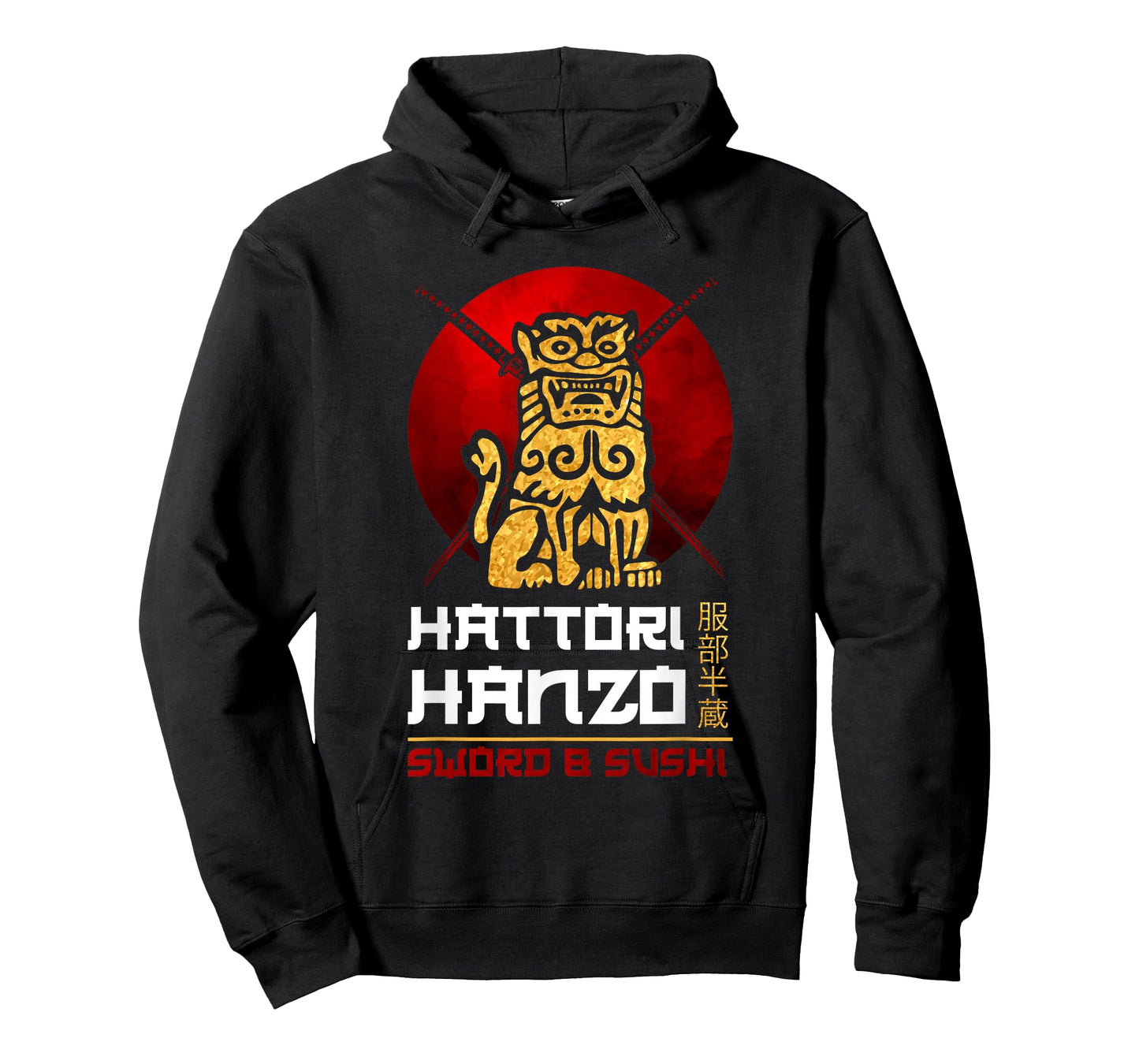 Japanese Warrior Oni No Hanzo Ninja Sword Samurai Fighter T-Shirt