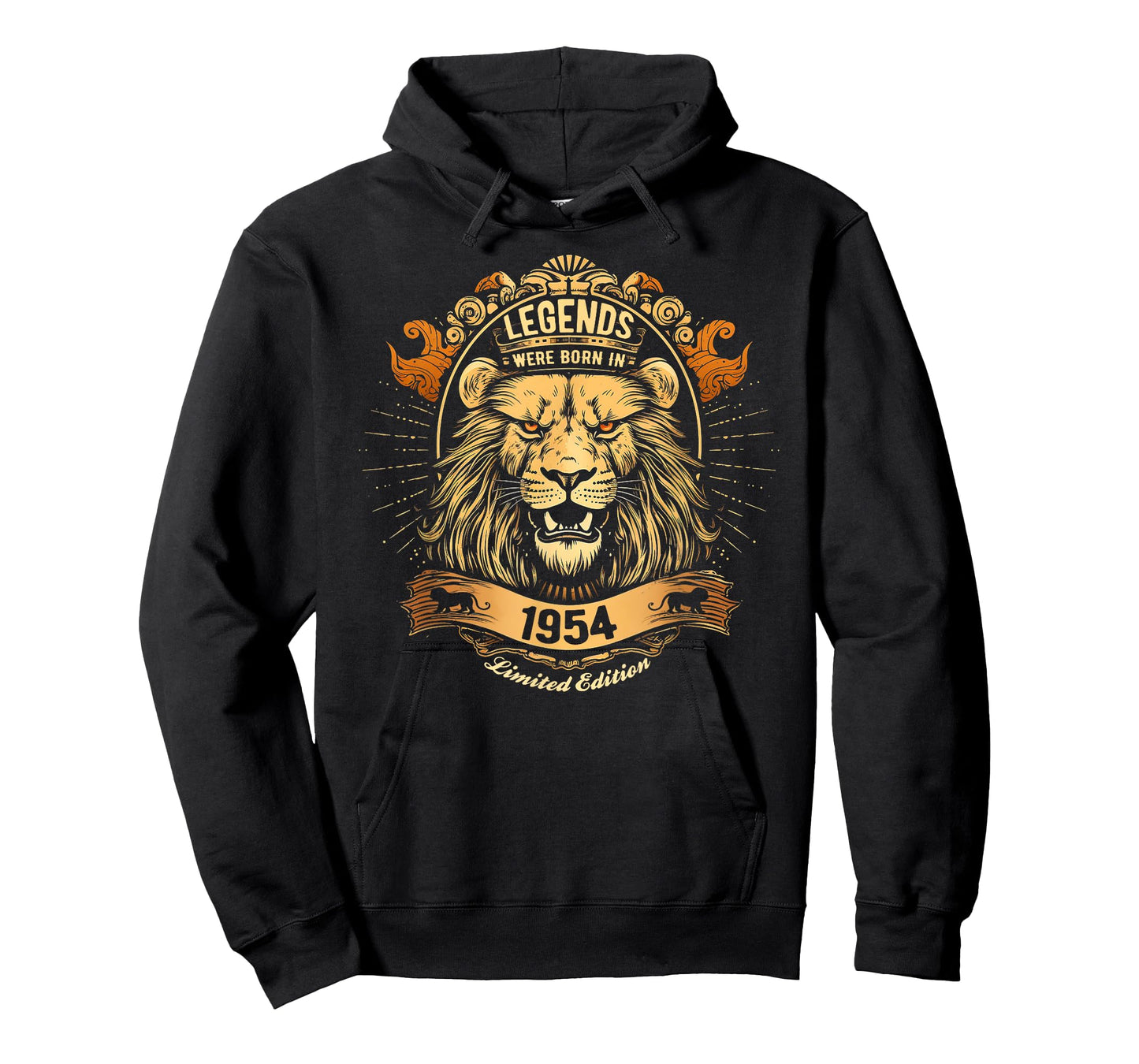 Legends Were Born In 1954 Lions Head 71st Birthday T-Shirt
