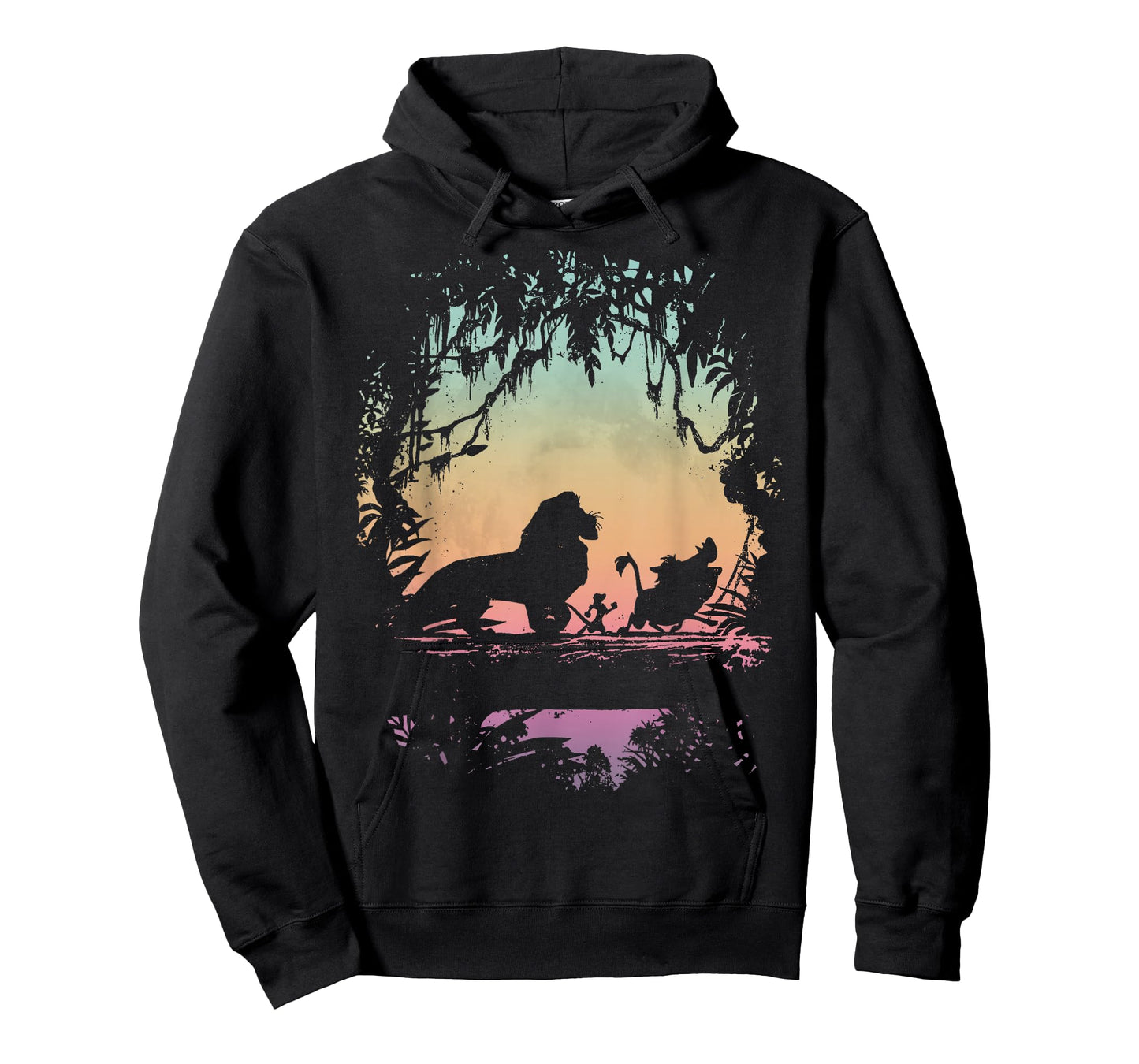 Disney Lion King Gradient Jungle Trio Graphic T-Shirt T-Shirt