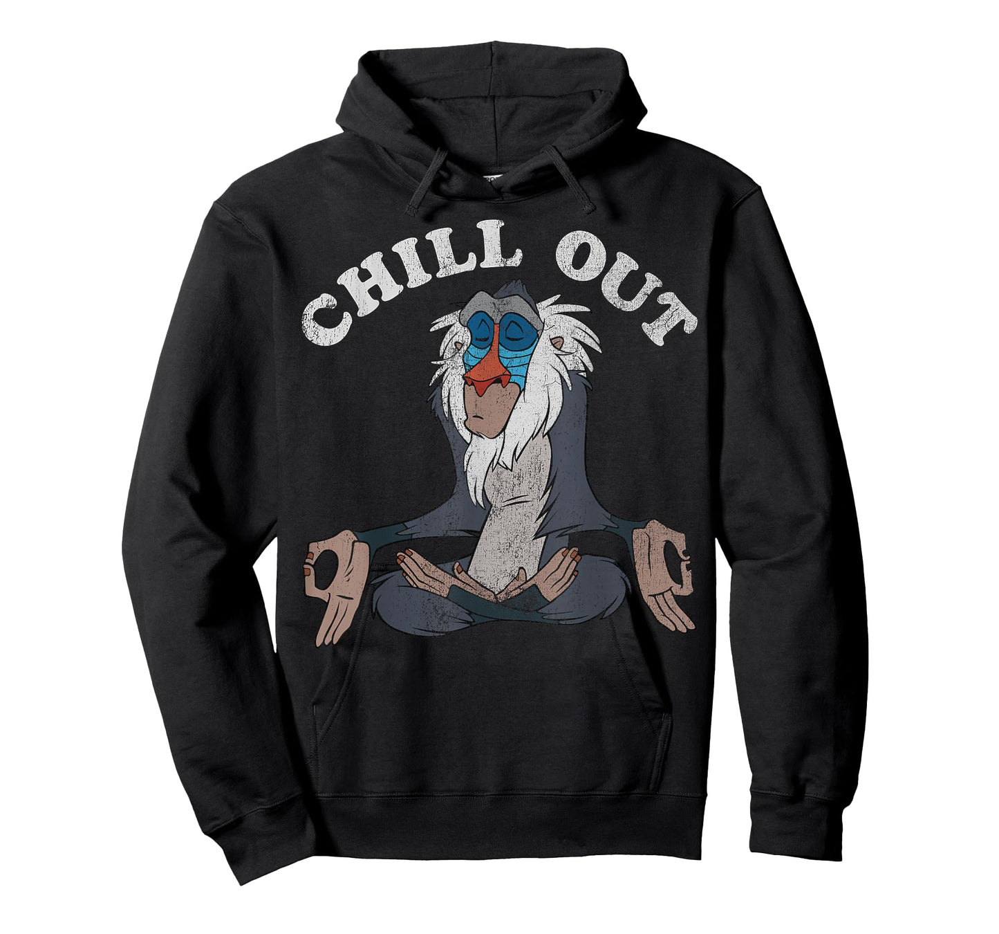 Disney Lion King Rafiki Chill Out Meditation Graphic T-Shirt