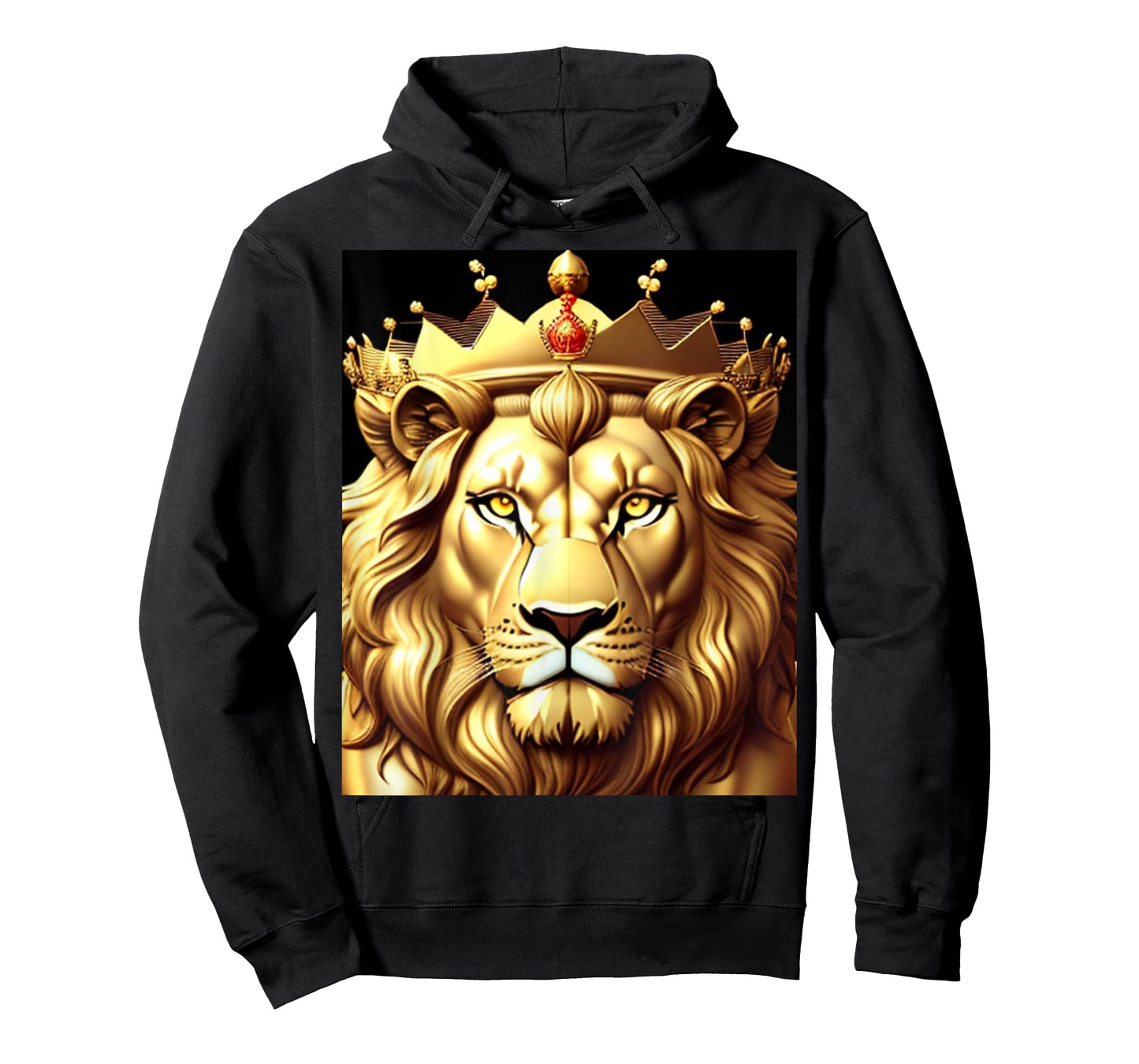 Crown King Lion Men Women Boys Girls Kids Teens Lion T-Shirt