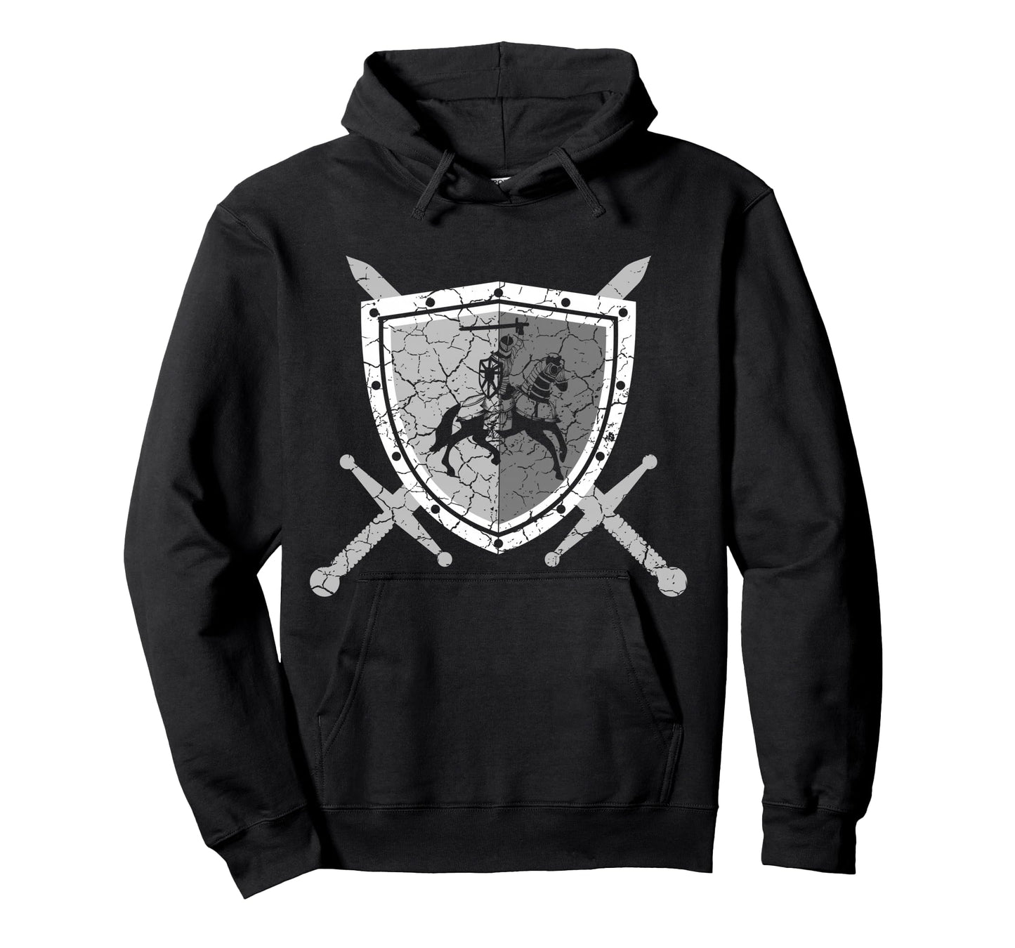 Knight armor with lions on the breastplate Medieval knight Long Sleeve T-Shirt