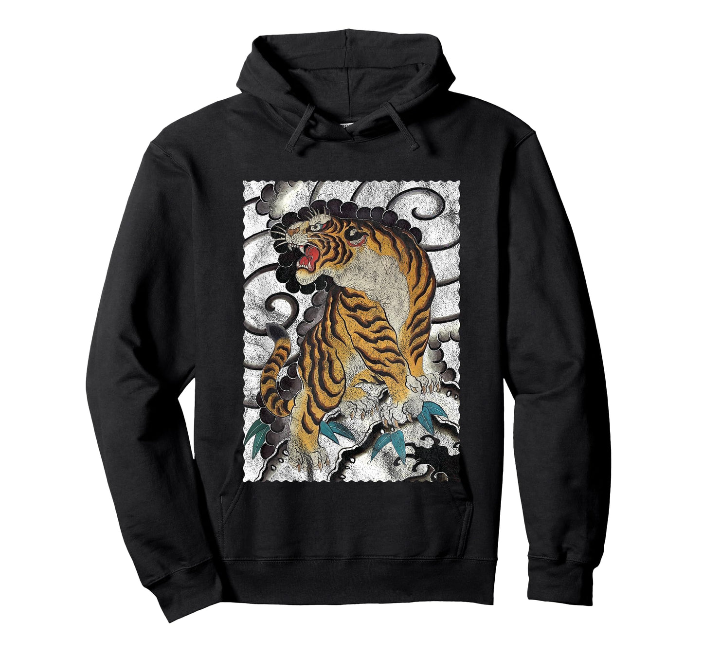 Tattoo Style Traditional Japanese Tiger T-Shirt
