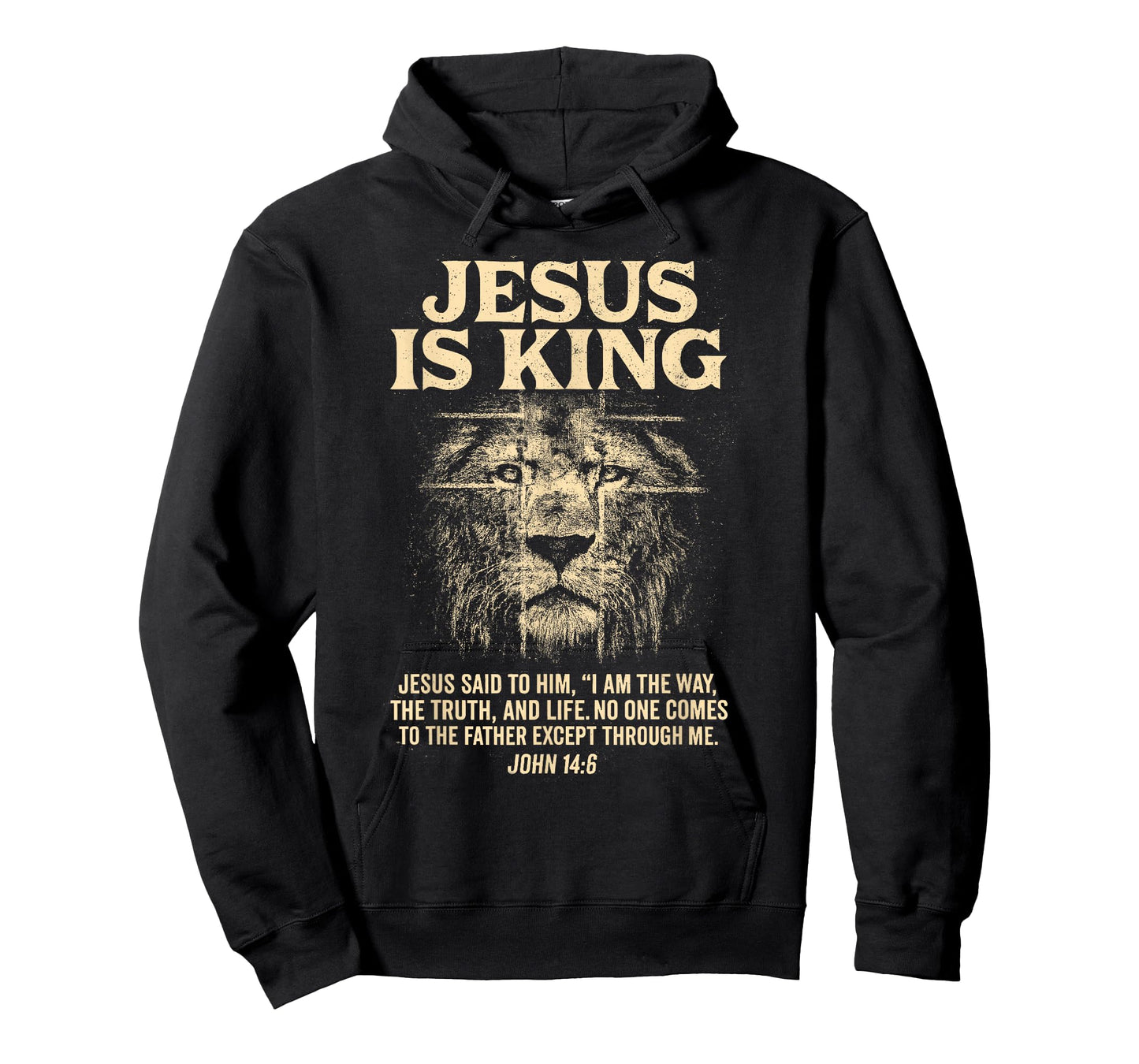 Retro Jesus is King Faith Bible Verse Gift for Men Women Kid T-Shirt