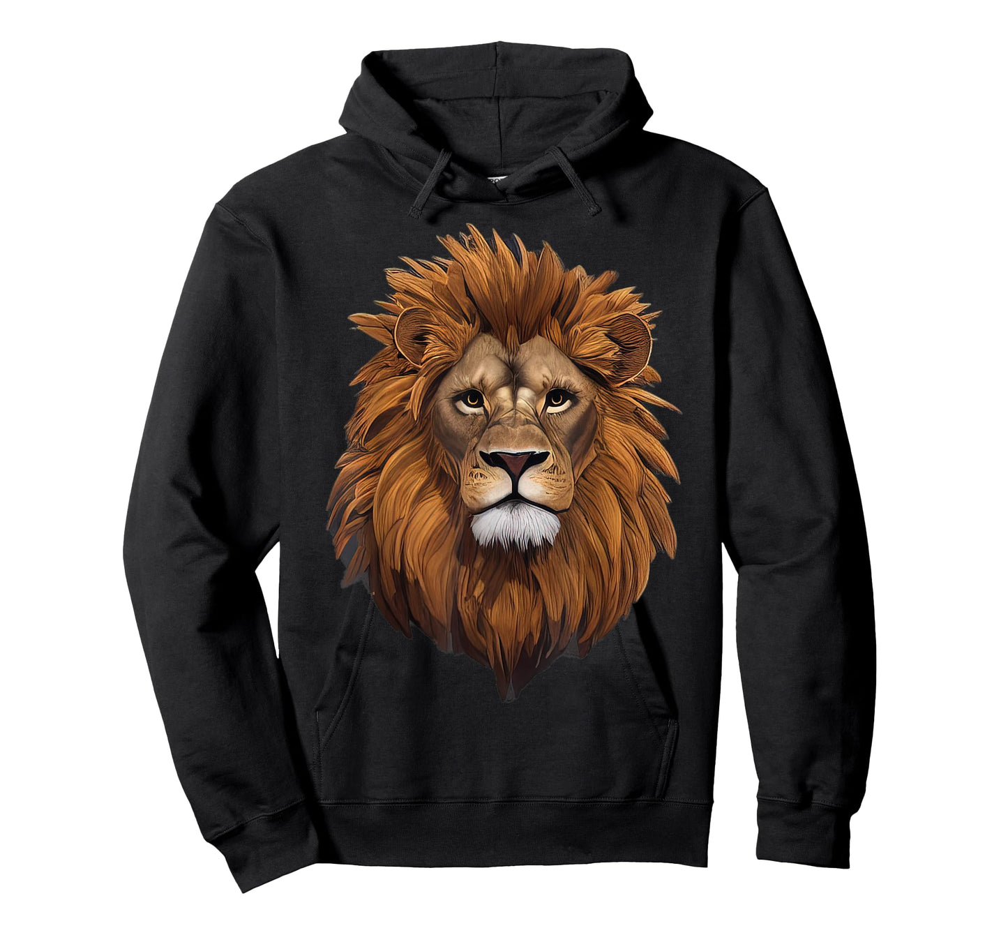 Lion Head Majestic Mane Detailed Art Powerful Strong Lion T-Shirt