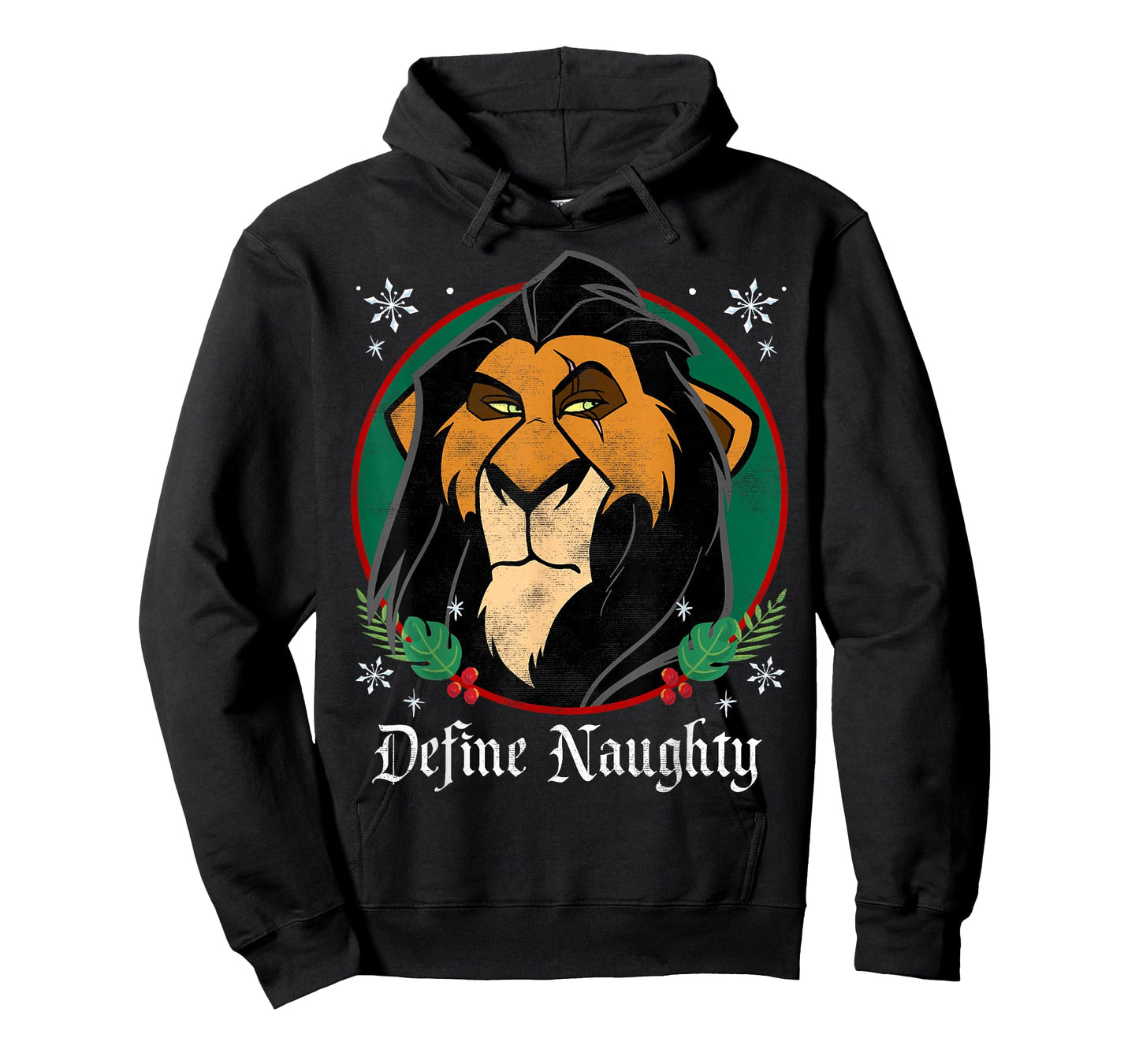 Disney The Lion King Scar Define Naughty Christmas T-Shirt