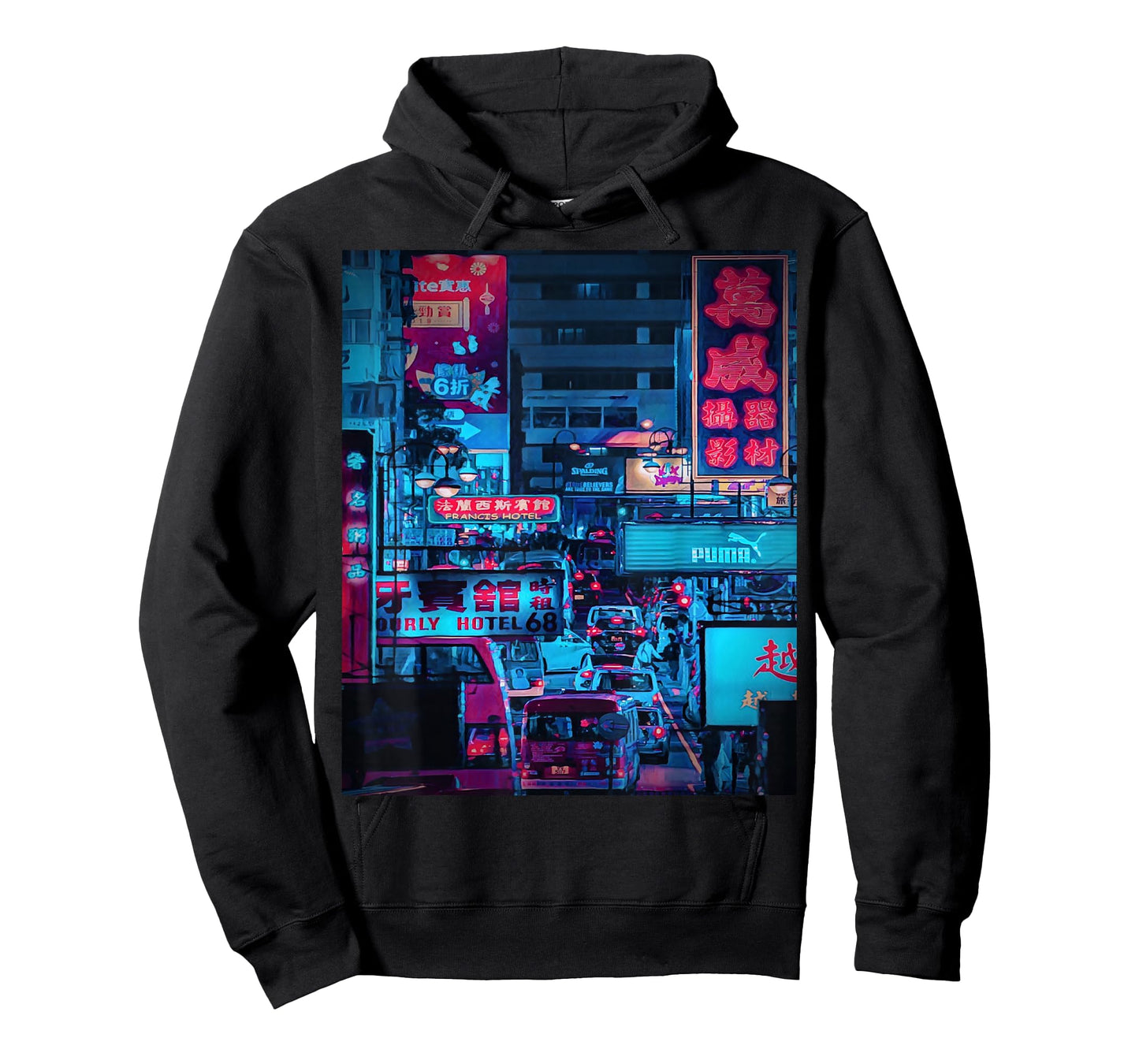Cyberpunk Clothing, Hong Kong Cyberpunk Cyberpunk Streetwear T-Shirt