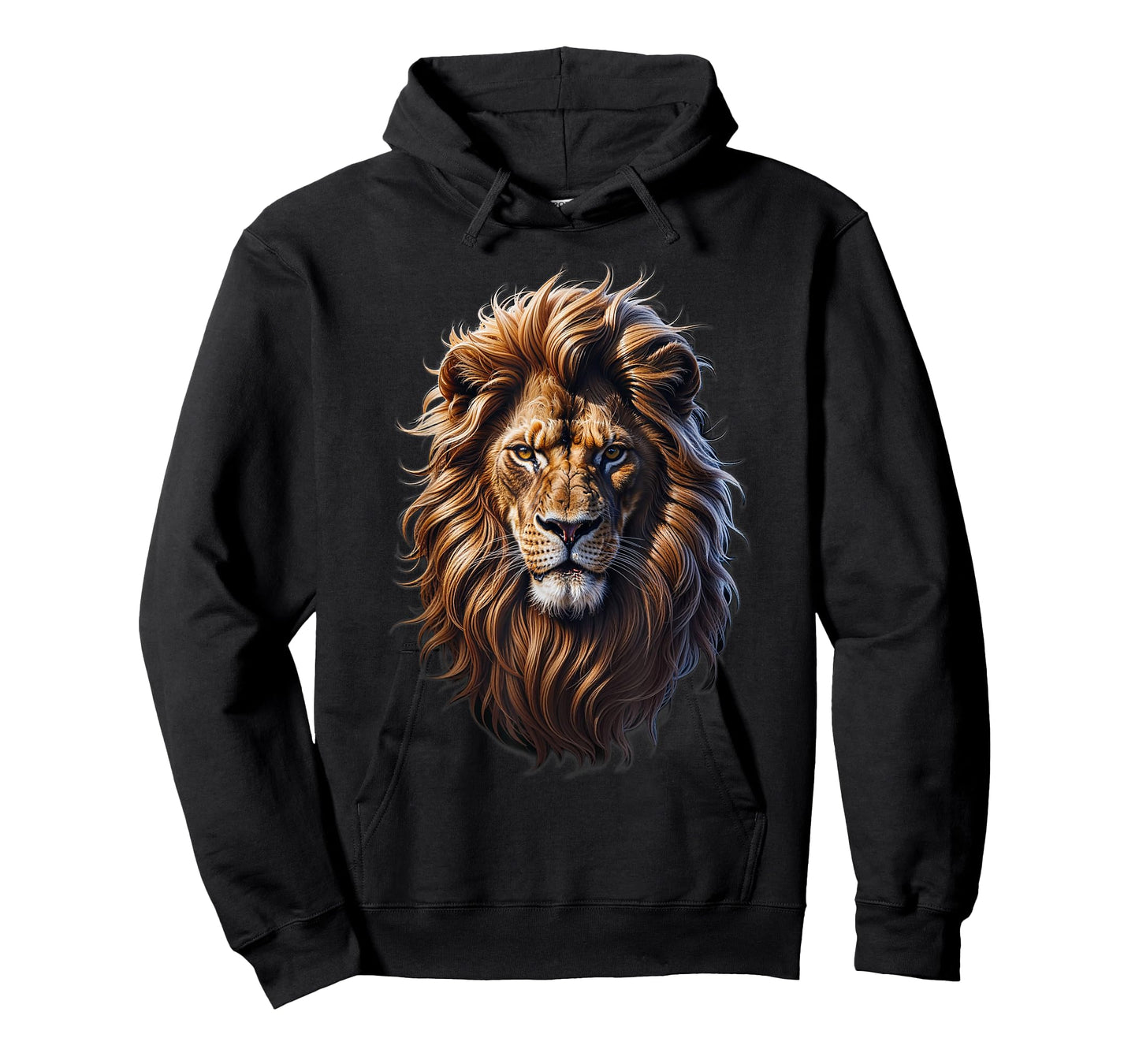 Majestic and Realistic Lion Face T-Shirt