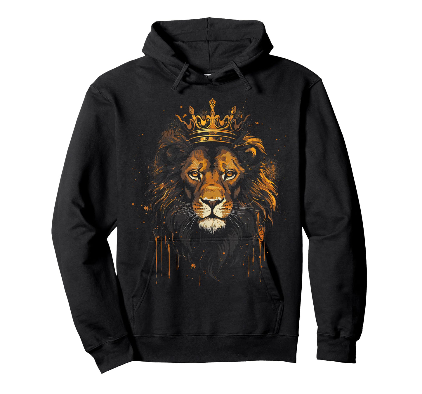 Lion Africa Crown Artwork T-Shirt