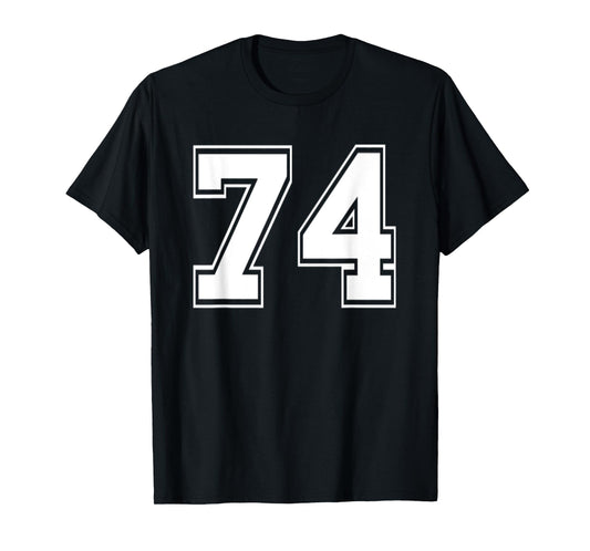 Number 74 Basketball Jersey Baseball Football Shirt T-Shirt