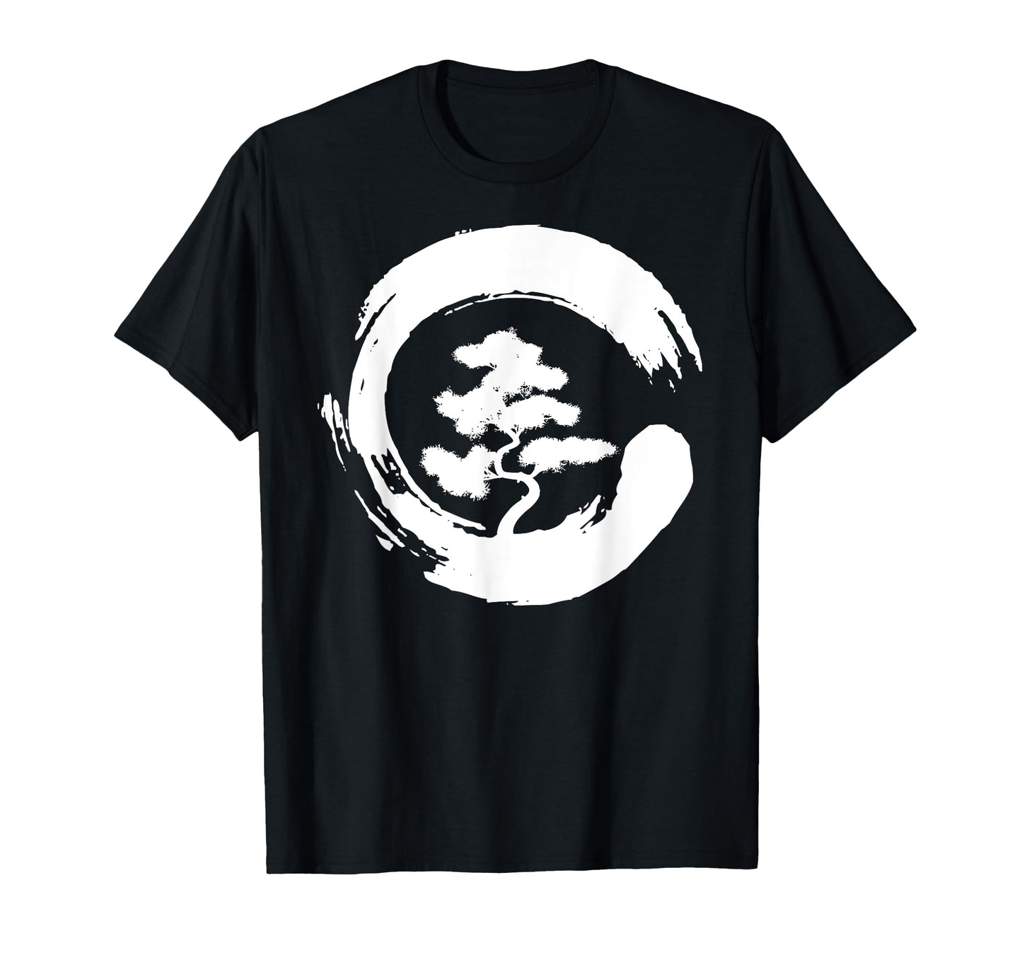 Bonsai Tree in Enso Circle | Japanese Zen gift T-Shirt