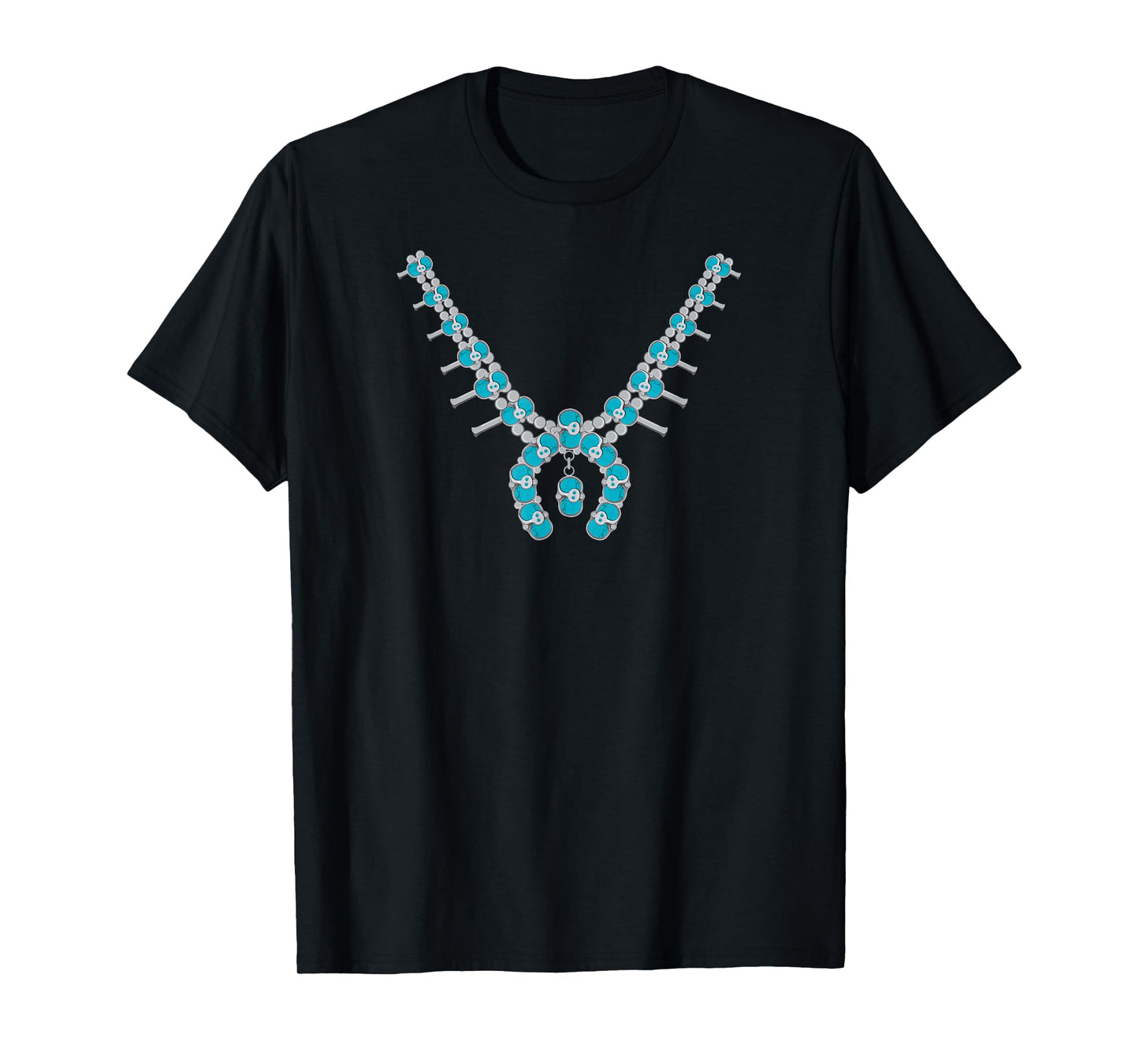 Squash blossom Necklace T-shirt Native American T-Shirt