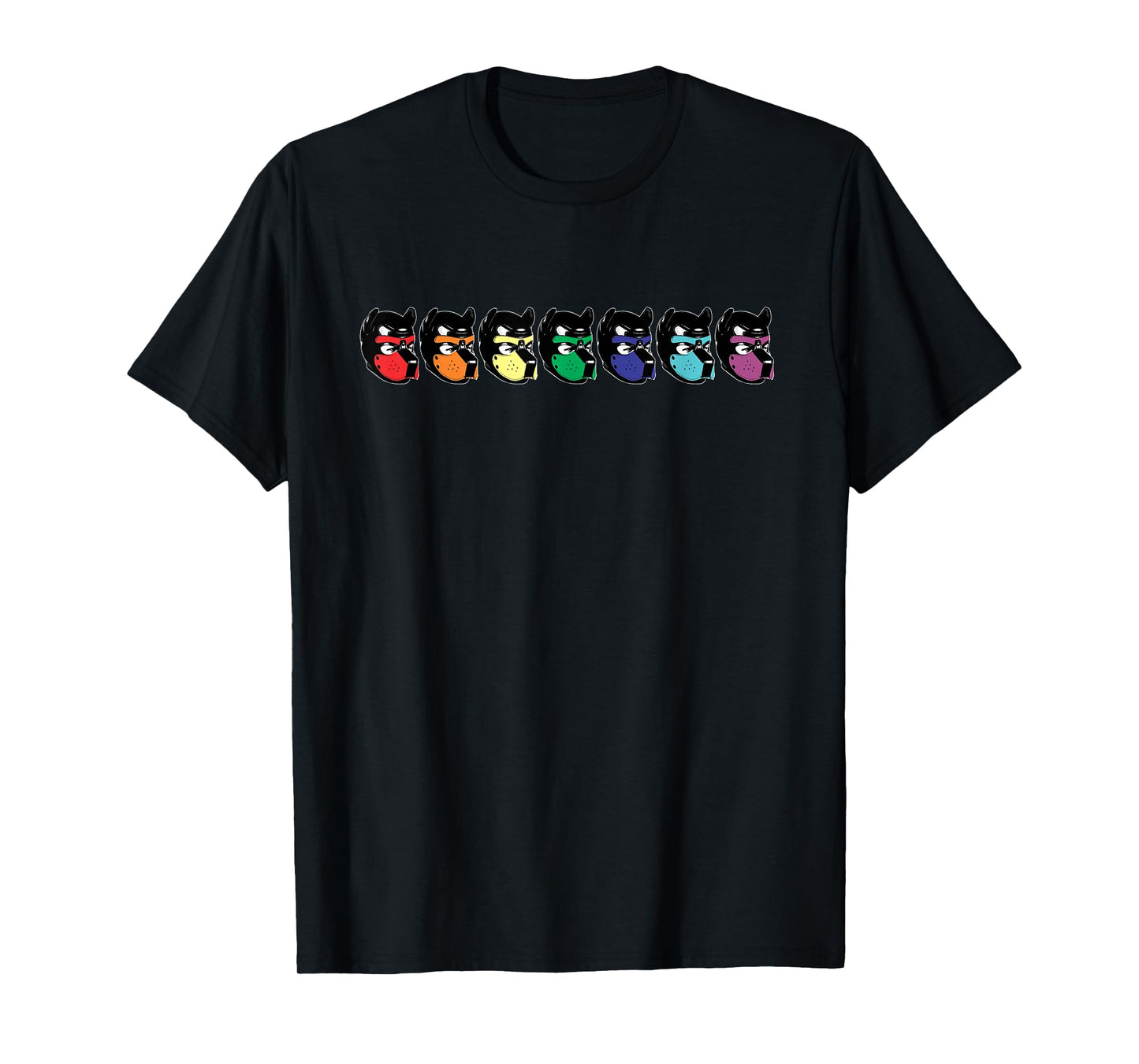 Rainbow Puppy Hood Pride T-Shirt Popular Gay Pride Month T-Shirt