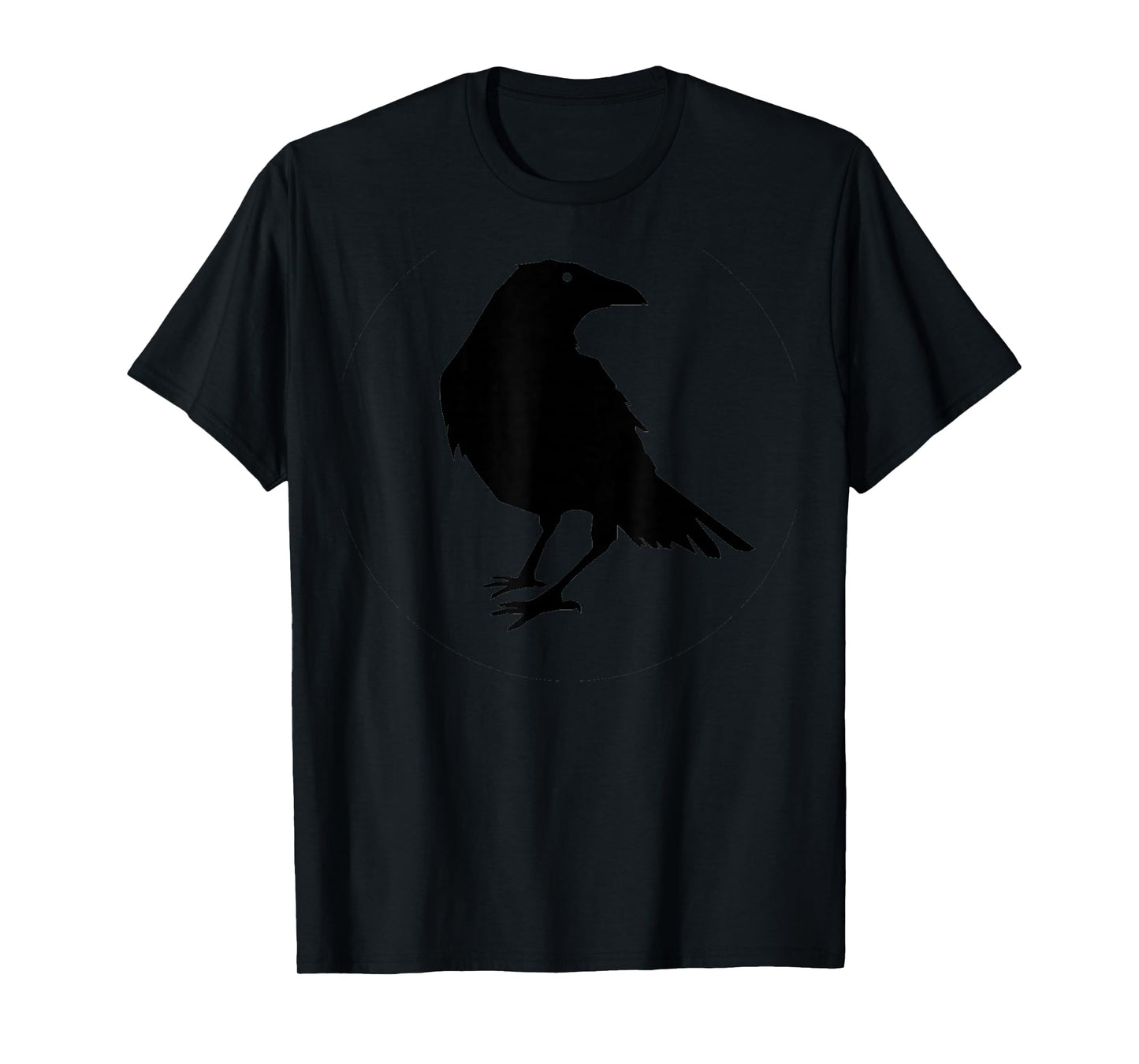 Beautiful Black Crow Raven Bird Silhouette T-Shirt T-Shirt
