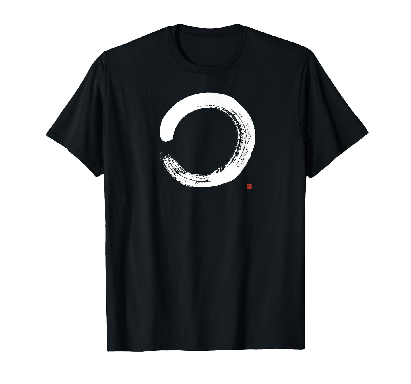 Enso Circle T-shirt: Artistic Japanese Zen Enso Painting T-Shirt