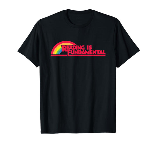 Reading is Fundamental Gay Rainbow T-Shirt Small