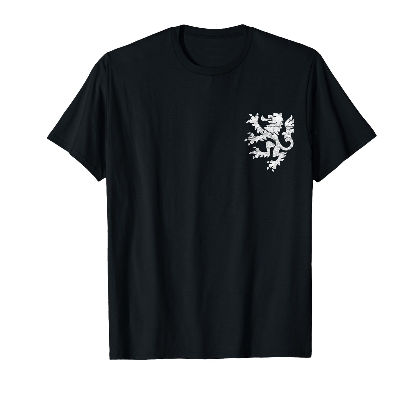 Holland Lion T Shirt Retro Style Team Logo Tshirt T-Shirt
