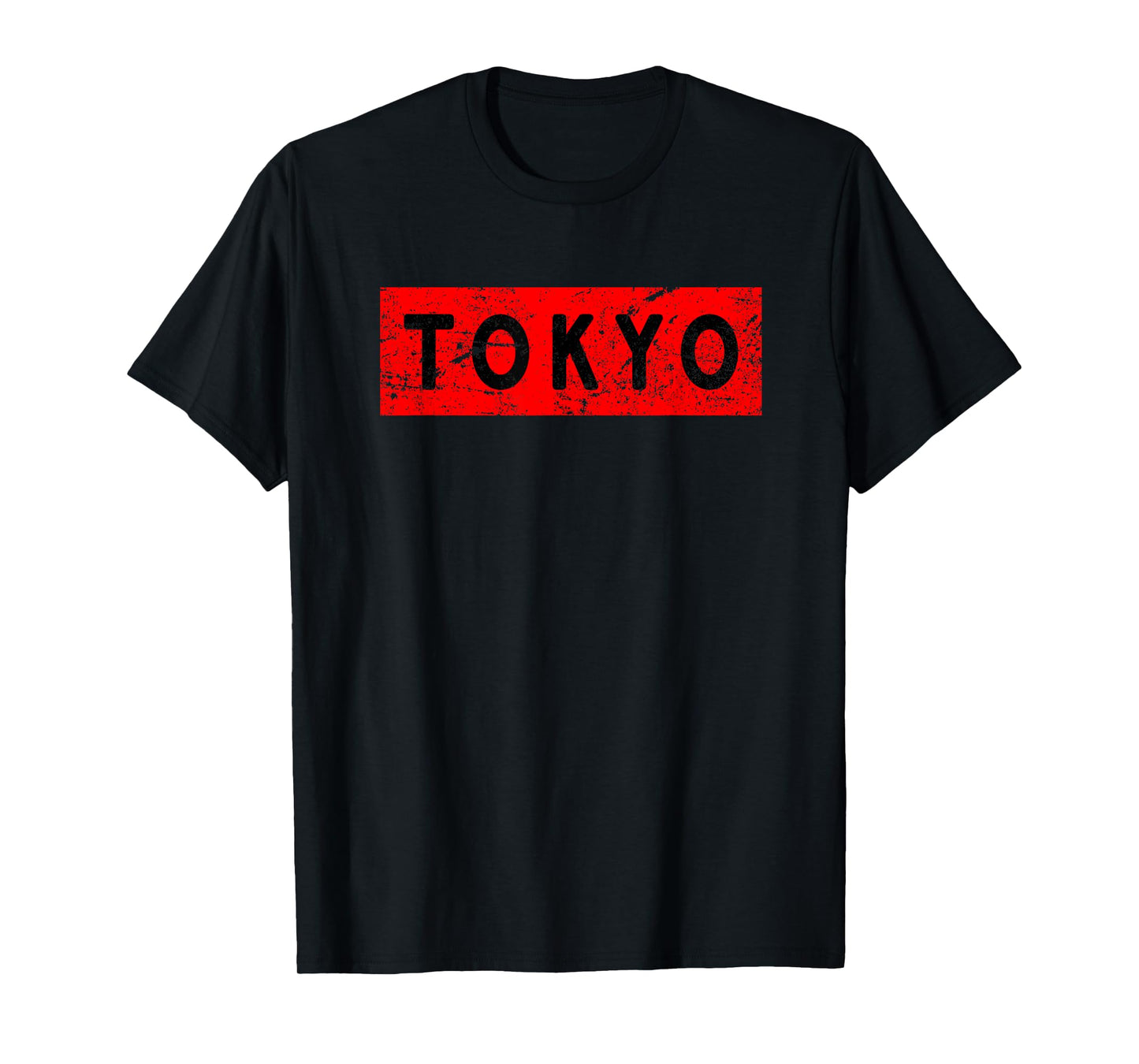 Tokyo Letter Print T-Shirt Japan Vintage Sign Tee Shirt Gift