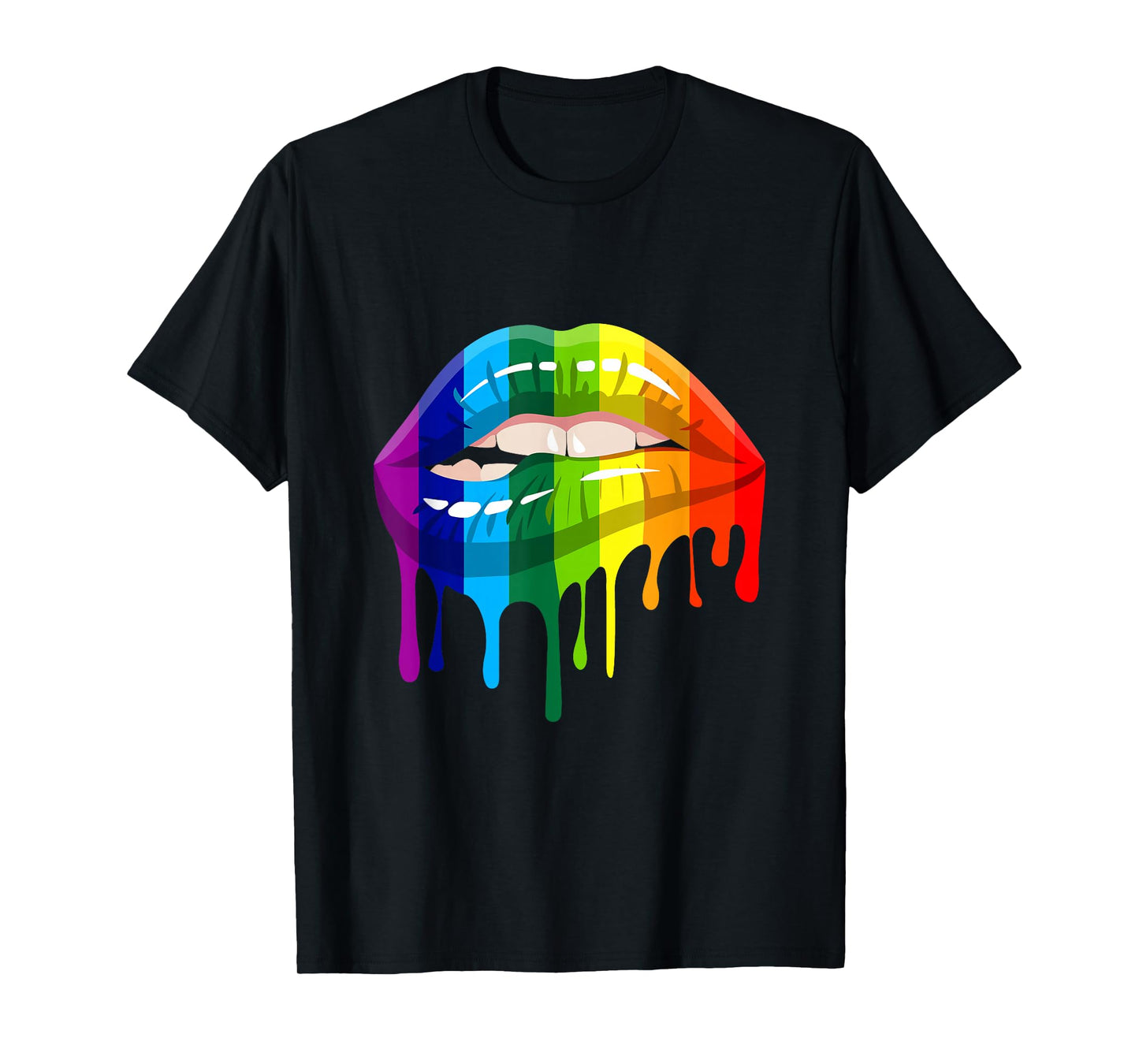 LGBT Rainbow Lip Gay Pride T-Shirt