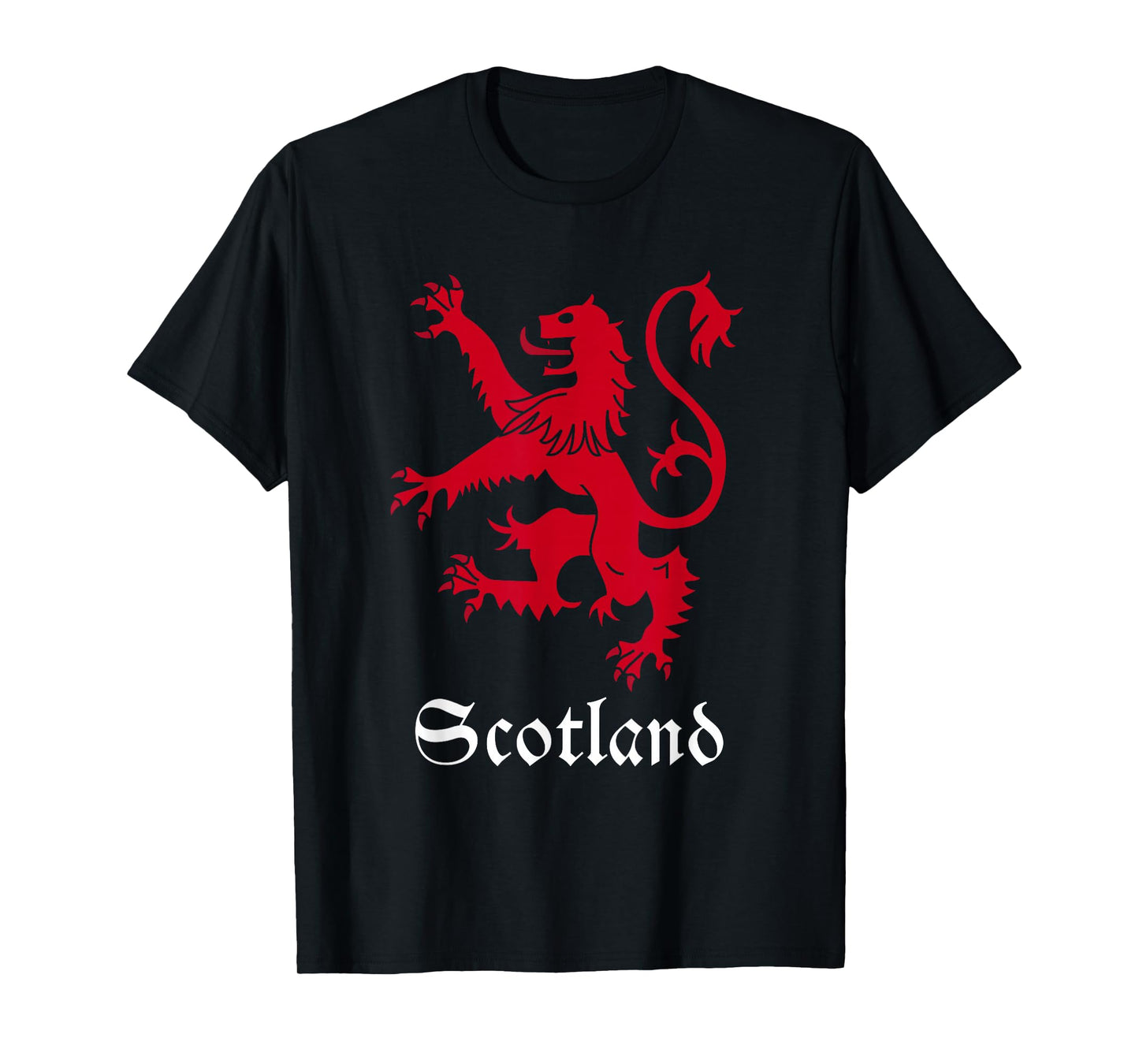 Scottish Lion Rampant T-shirt Scotland Coat Arms Gift Emblem T-Shirt