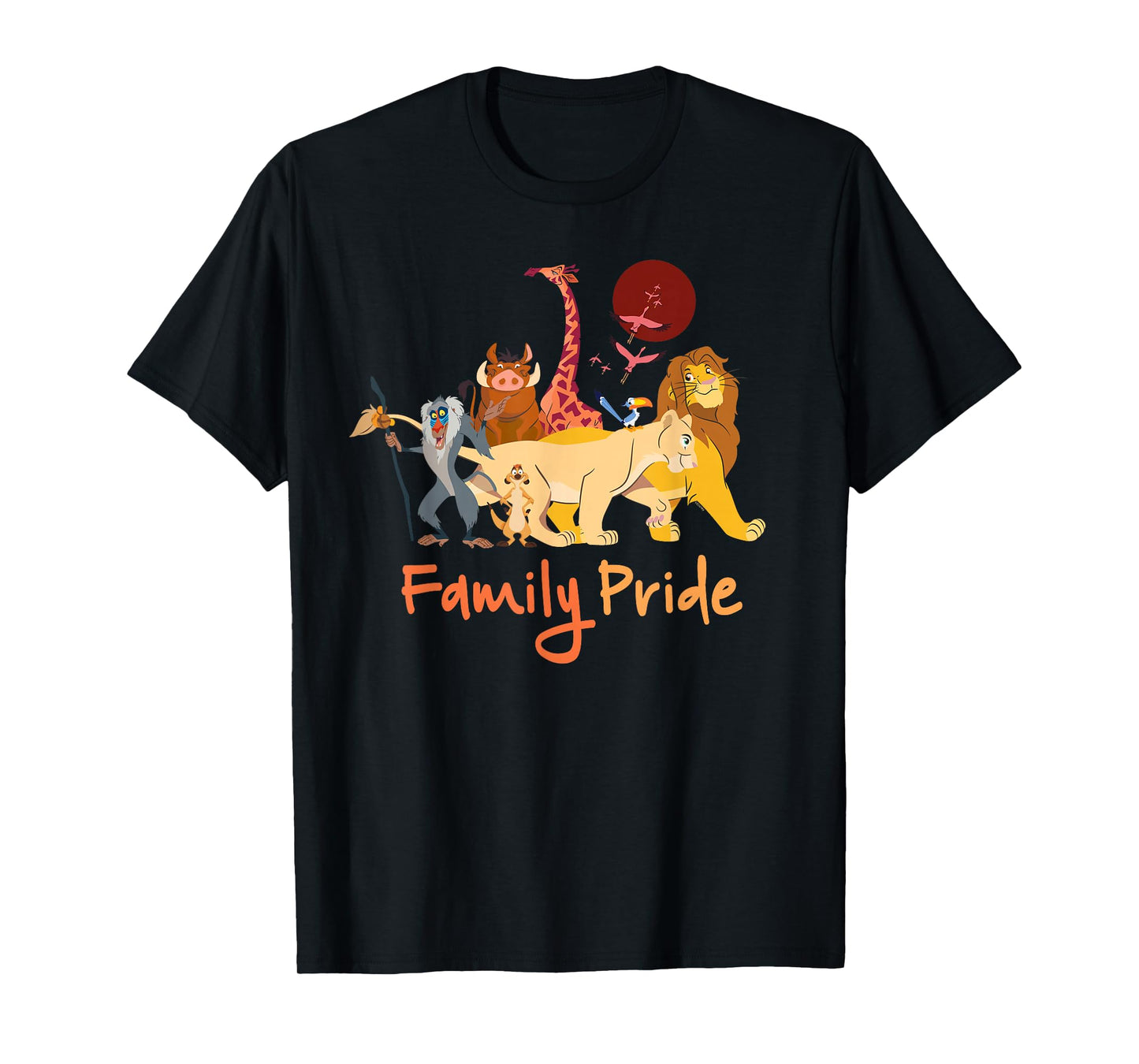 Disney The Lion King Simba & Friends Family Pride Matching T-Shirt