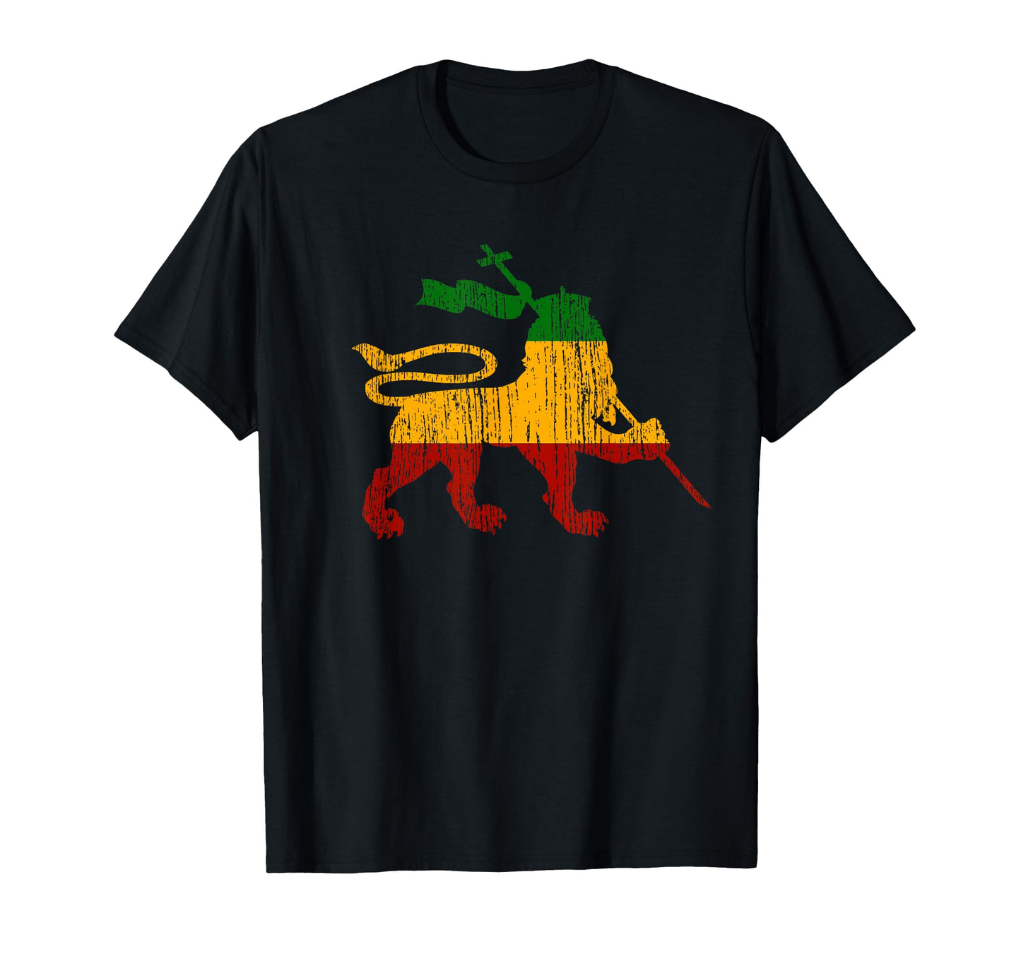 Lion of Judah T-Shirt Rastafari Rasta Reggae Jamaica Gift T-Shirt