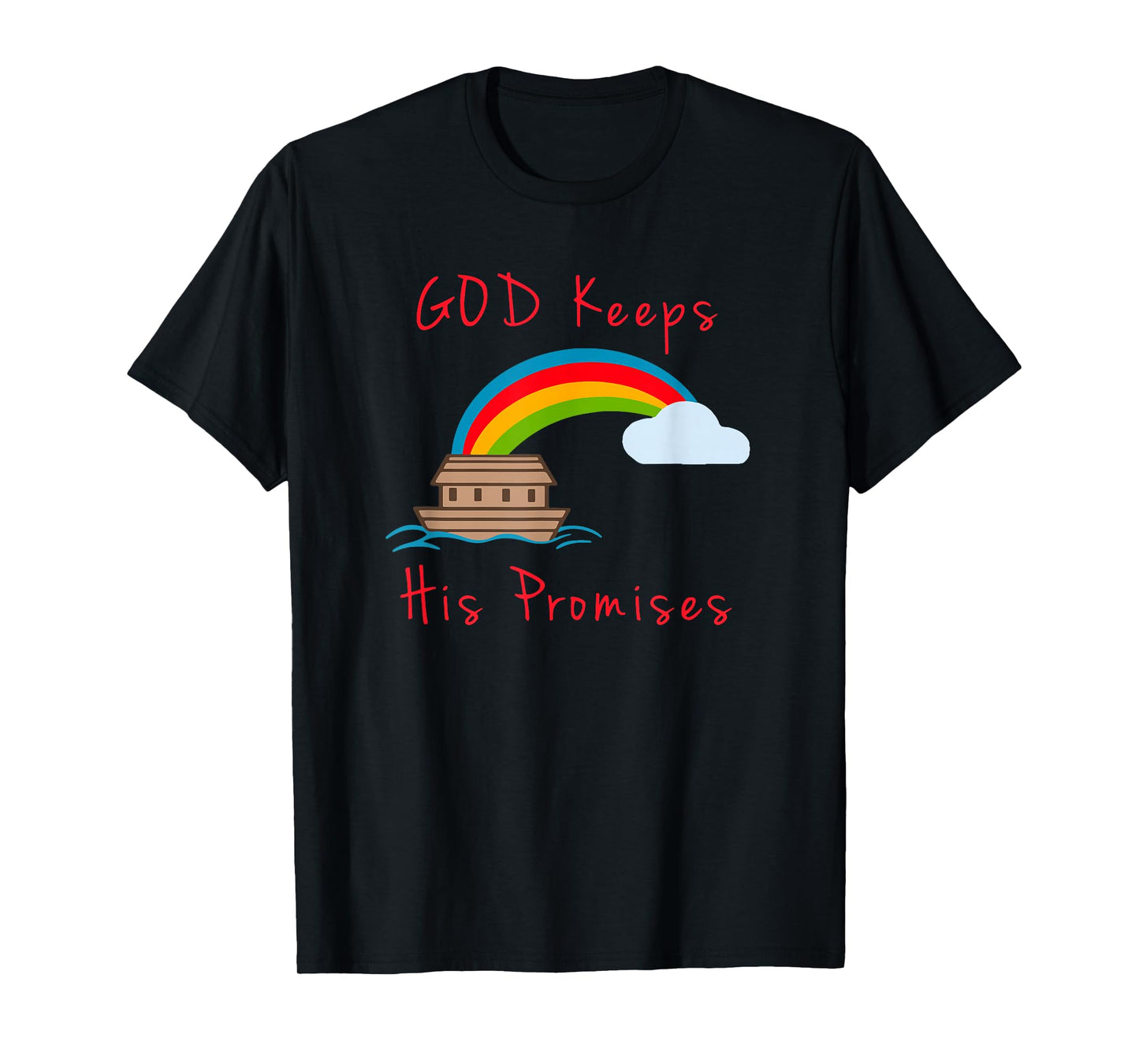 Noahs Ark God Keeps His Promises Cute Religious T-Shirt