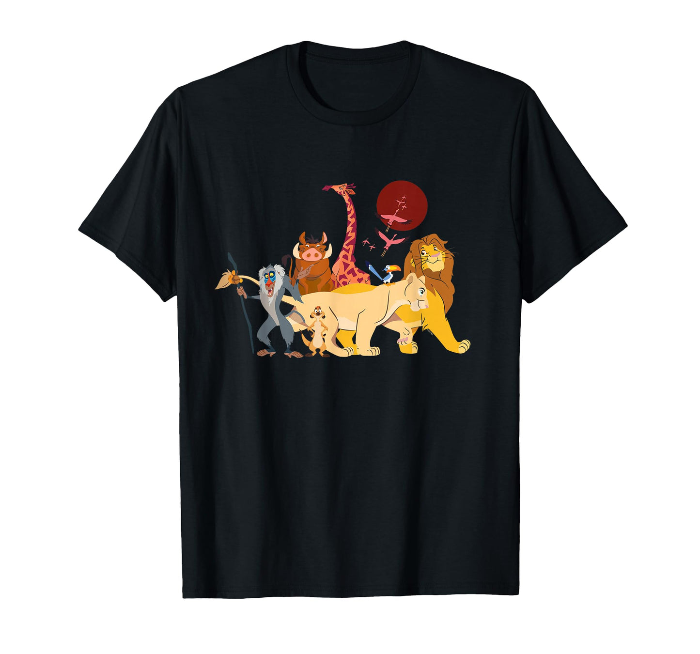 Disney The Lion King Simba Nala Timon Pumbaa Animal Family T-Shirt