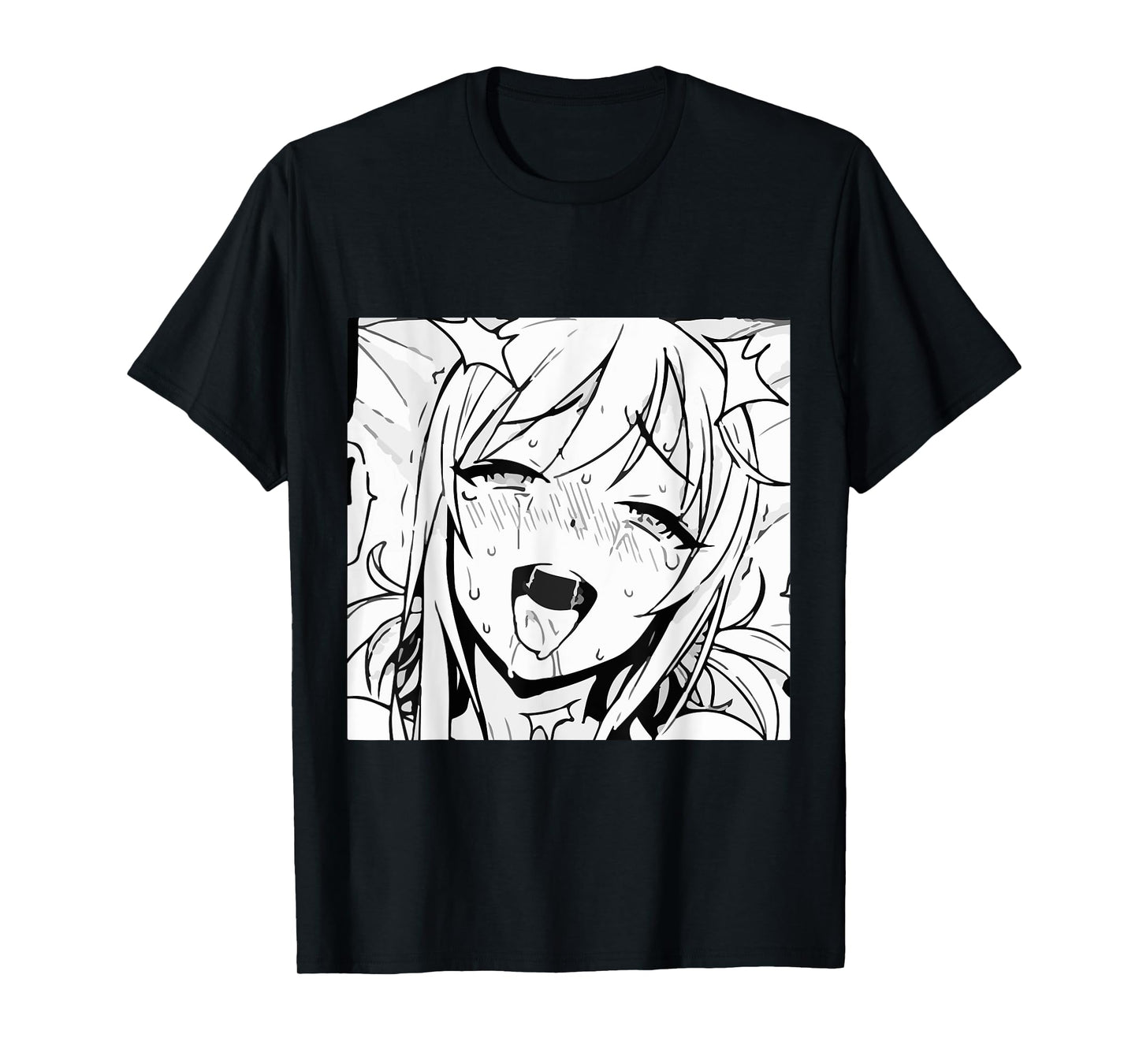 Ecchi Otaku Hentai Waifu Ahegao Girl Manga Anime T-Shirt T-Shirt