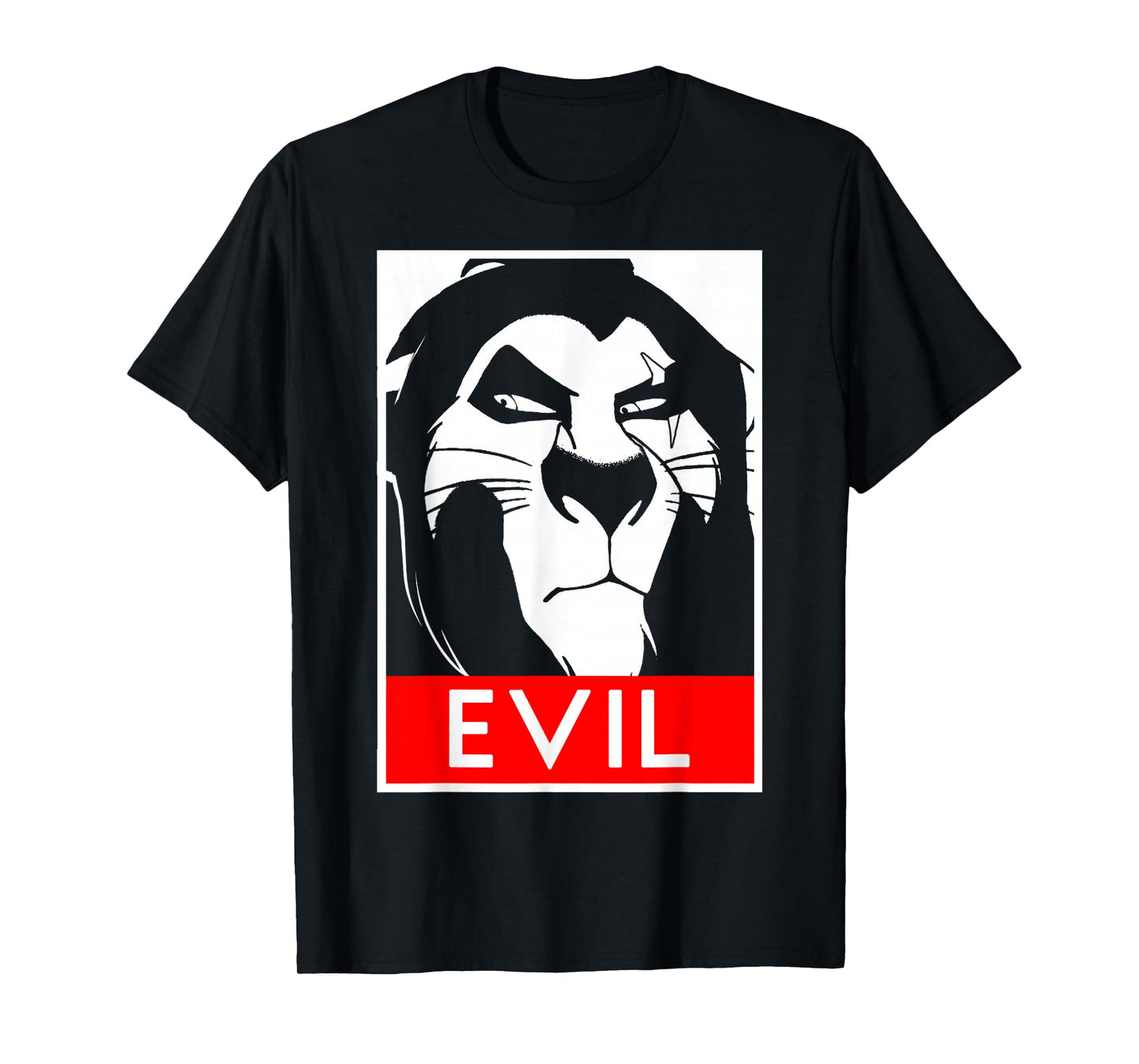 Disney Lion King Scar Evil Poster T-Shirt