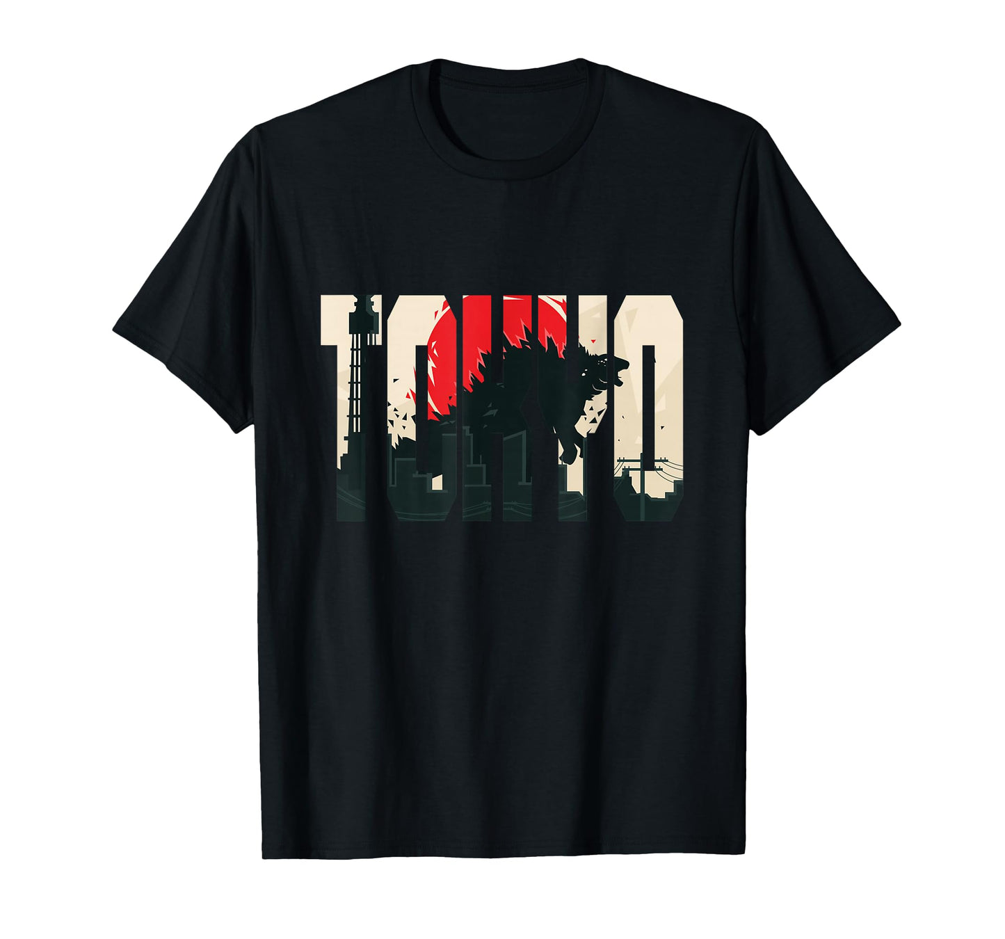 Tokyo Japan Monster Attack T-Shirt T-Shirt
