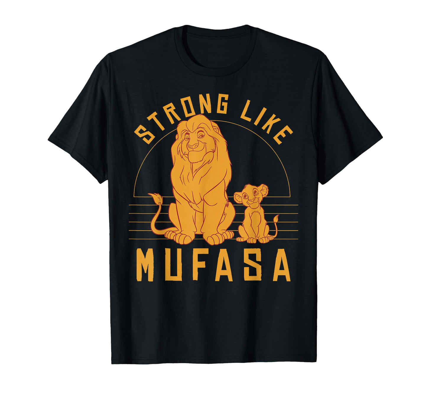 Disney Lion King Strong Like Mufasa Simba Graphic T-Shirt T-Shirt