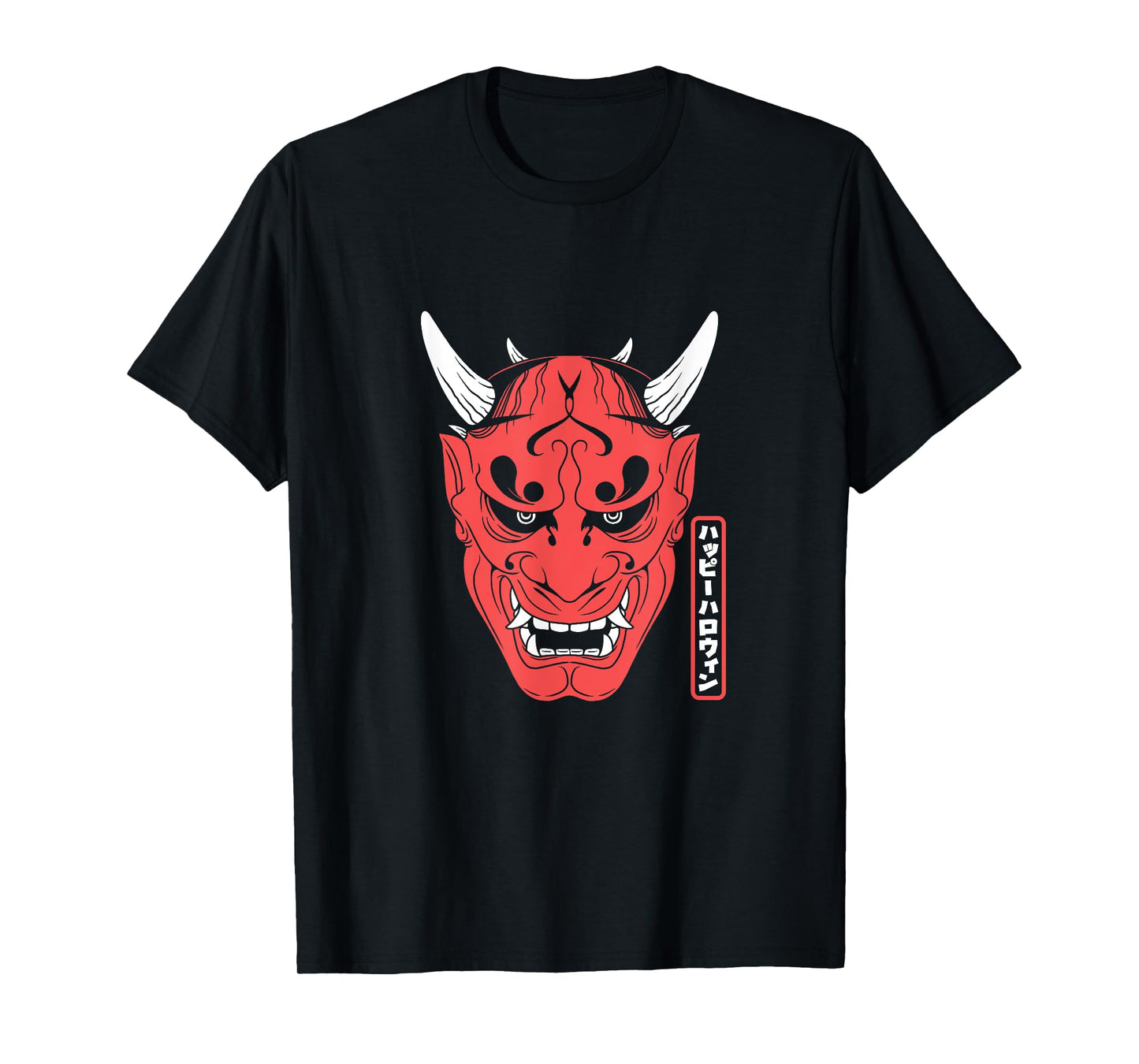 Japanese Demons Face Devil Harajuku Aesthetic T-Shirt